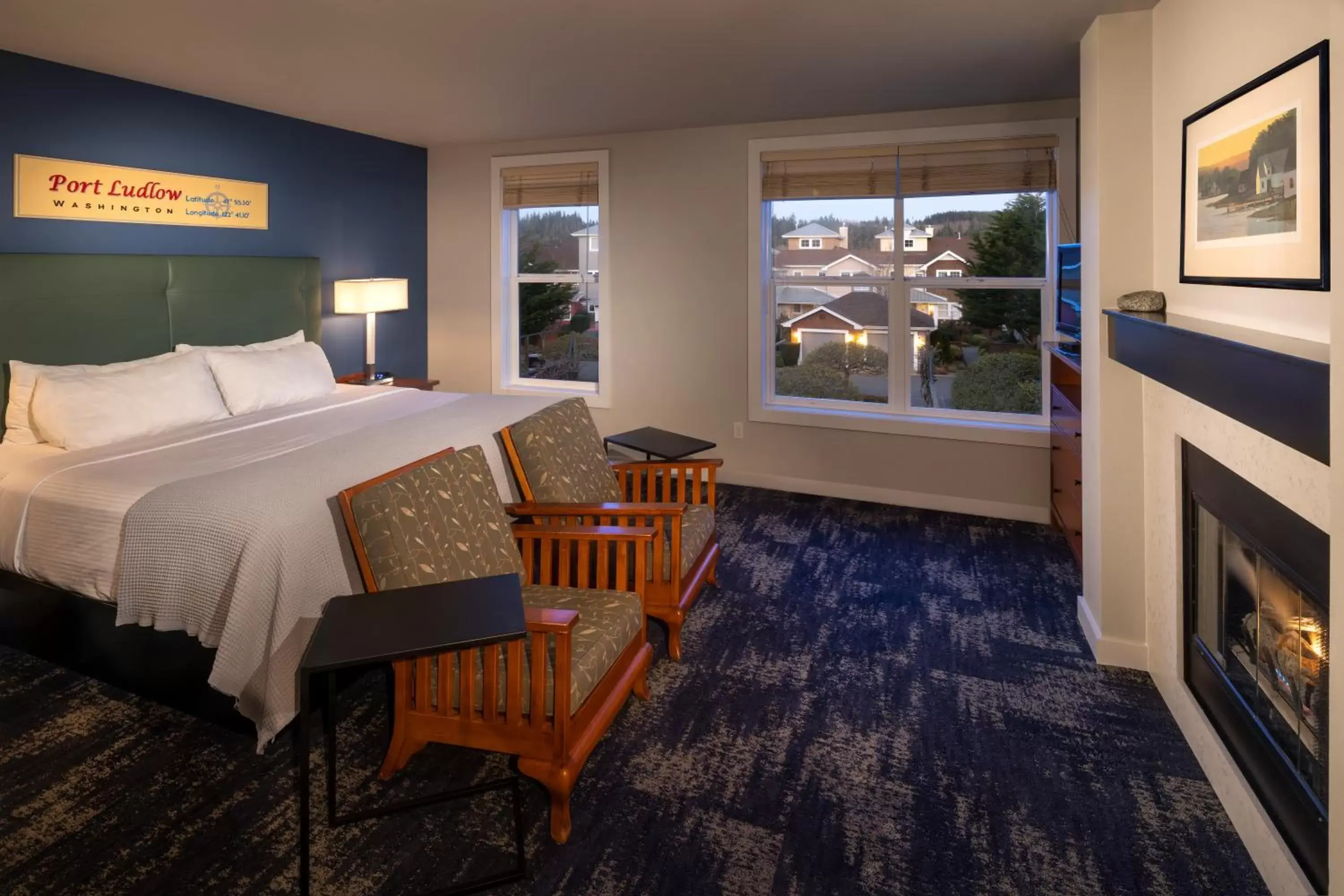 Bed in Resort at Port Ludlow