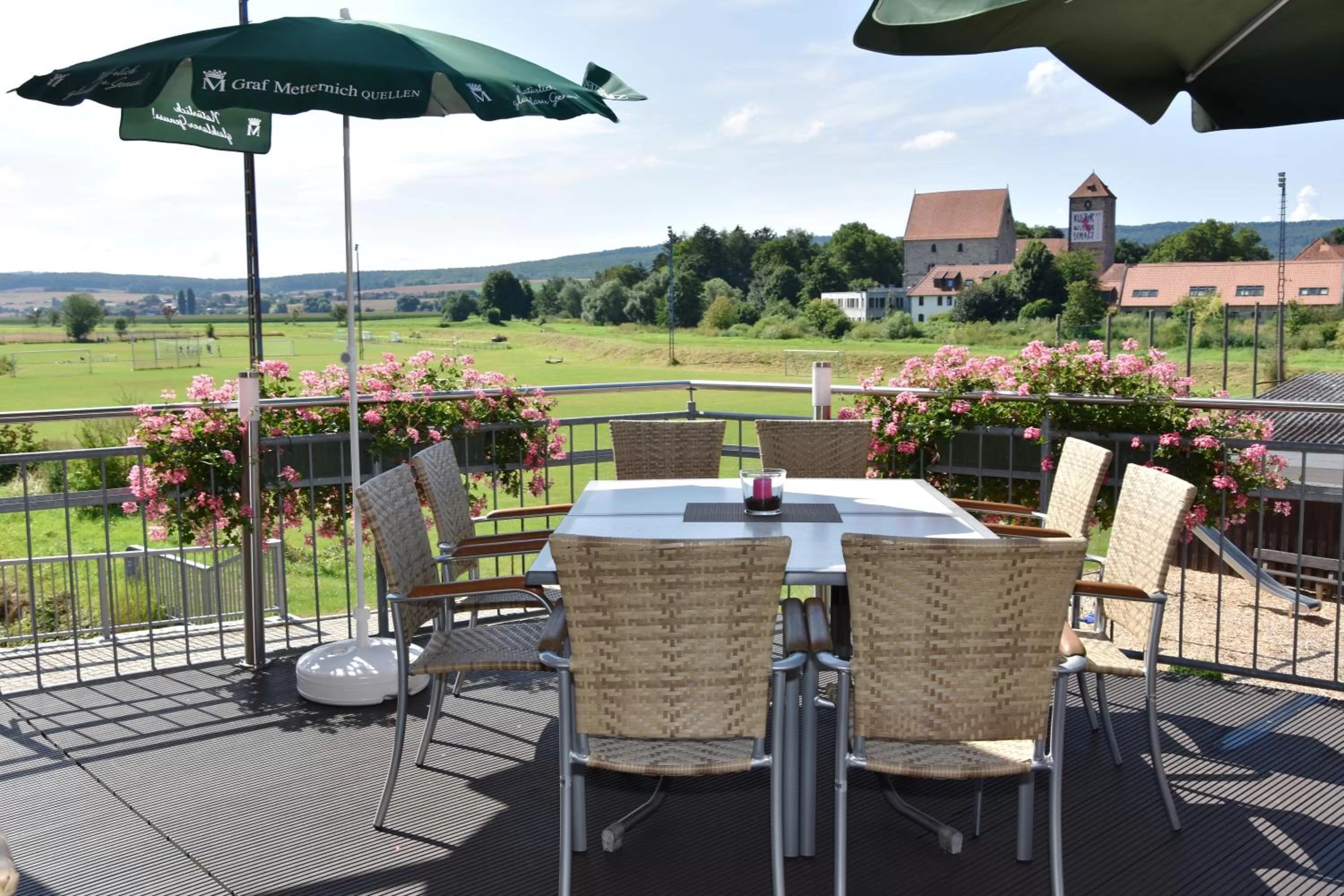 Balcony/Terrace in Landgasthof Zur scharfen Ecke