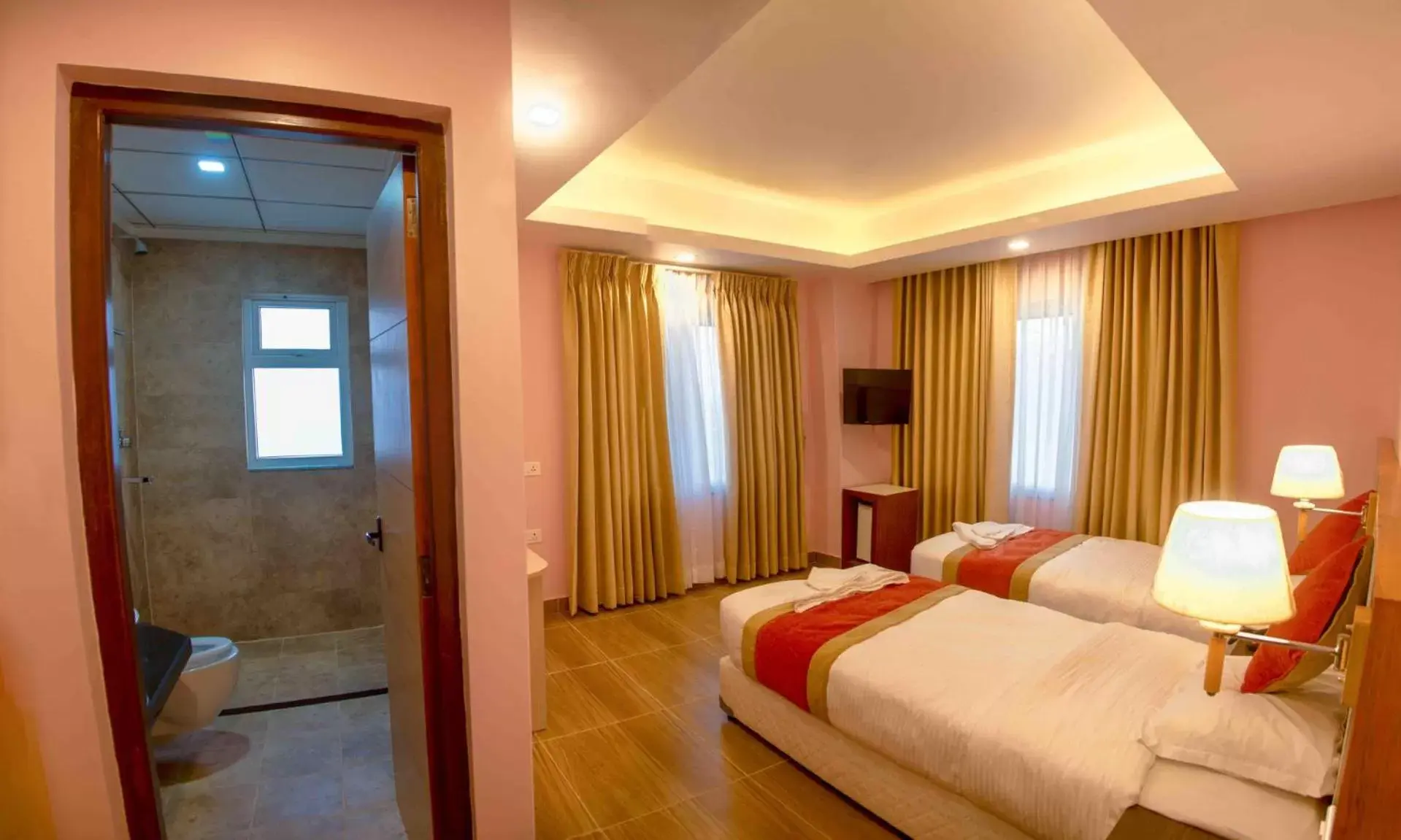 Deluxe Twin Room in Hotel Krishna Kathmandu Deluxe Twin Room in Hotel Krishna Kathmandu