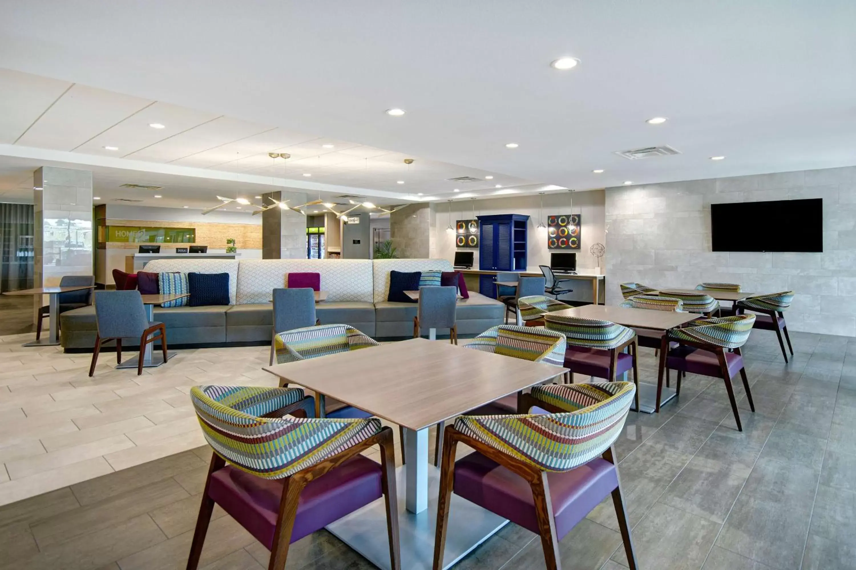 Lobby or reception, Restaurant/Places to Eat in Home2 Suites By Hilton Plano Richardson