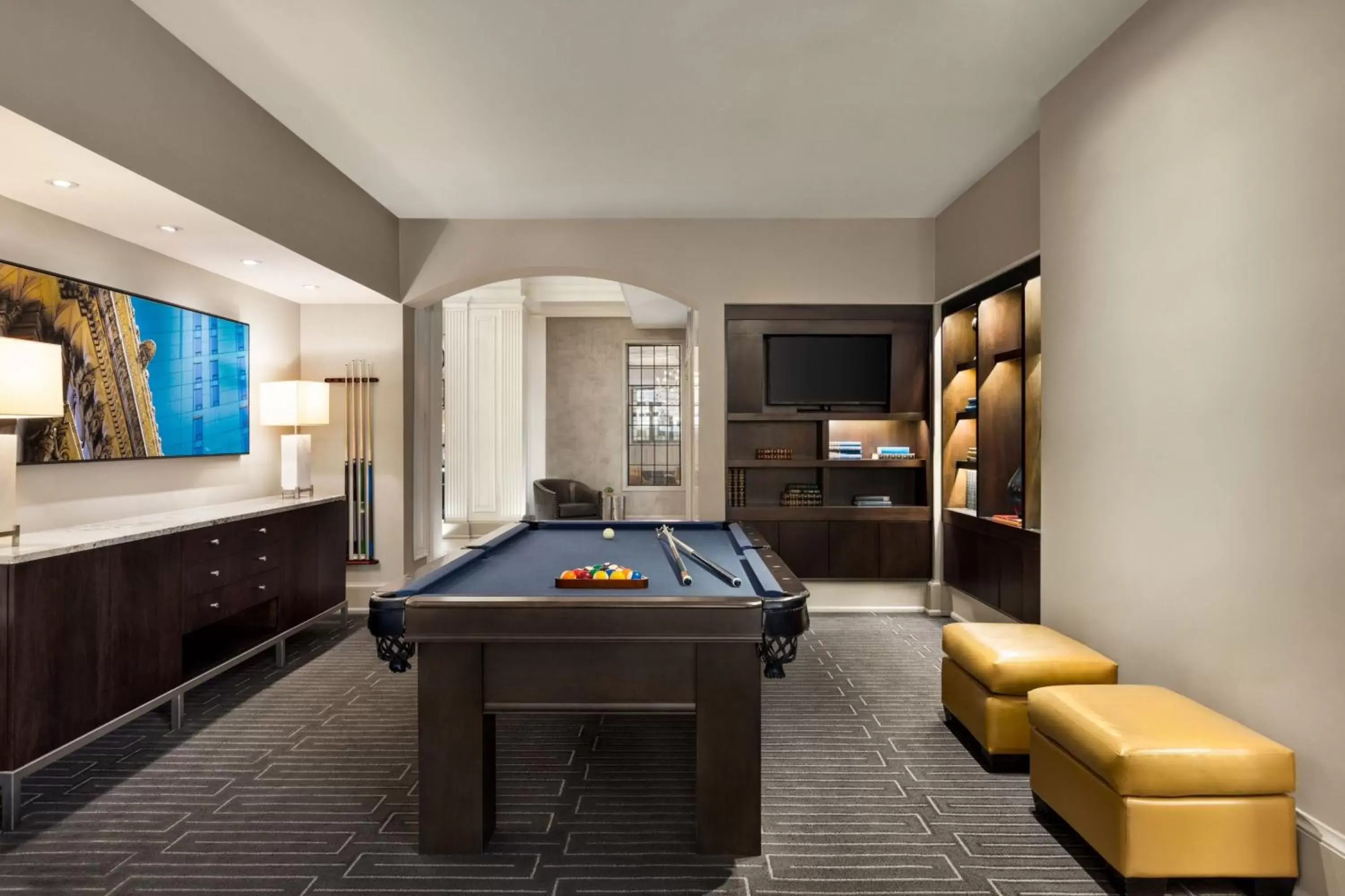 Lobby or reception, Billiards in Magnolia Hotel St. Louis, a Tribute Portfolio Hotel