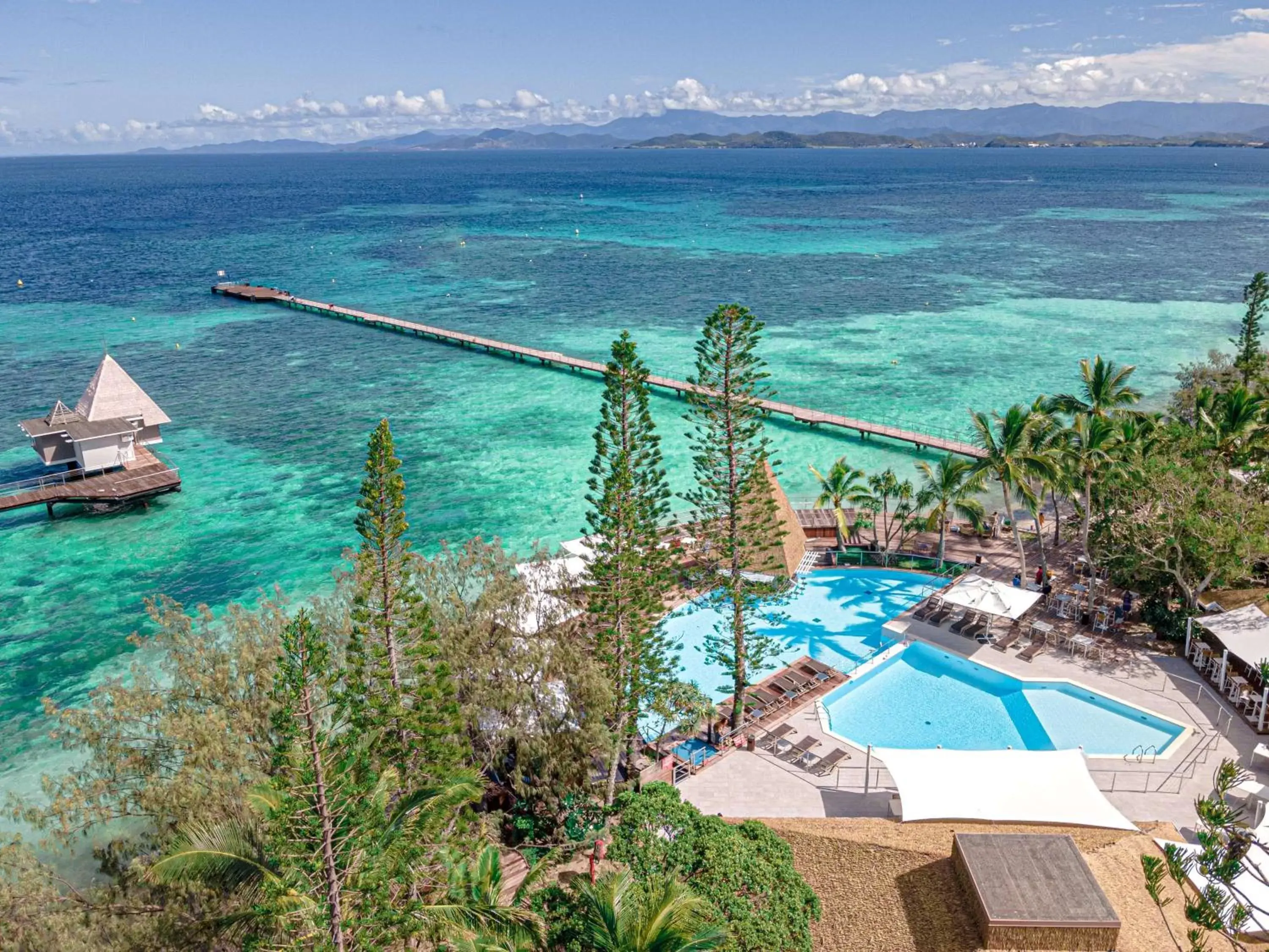 Property building, Pool View in DoubleTree by Hilton Noumea Ilot Maitre Resort