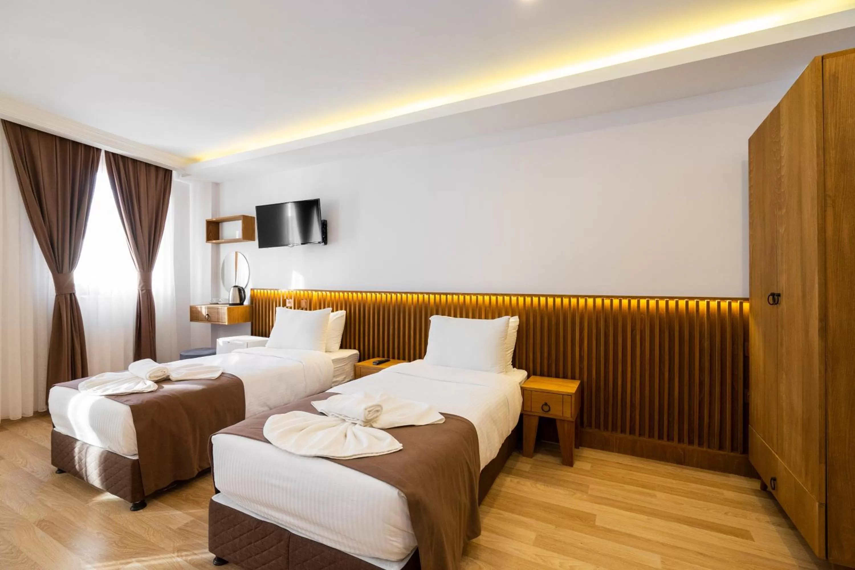 Bed in Castillo Rojo Hotel Istanbul