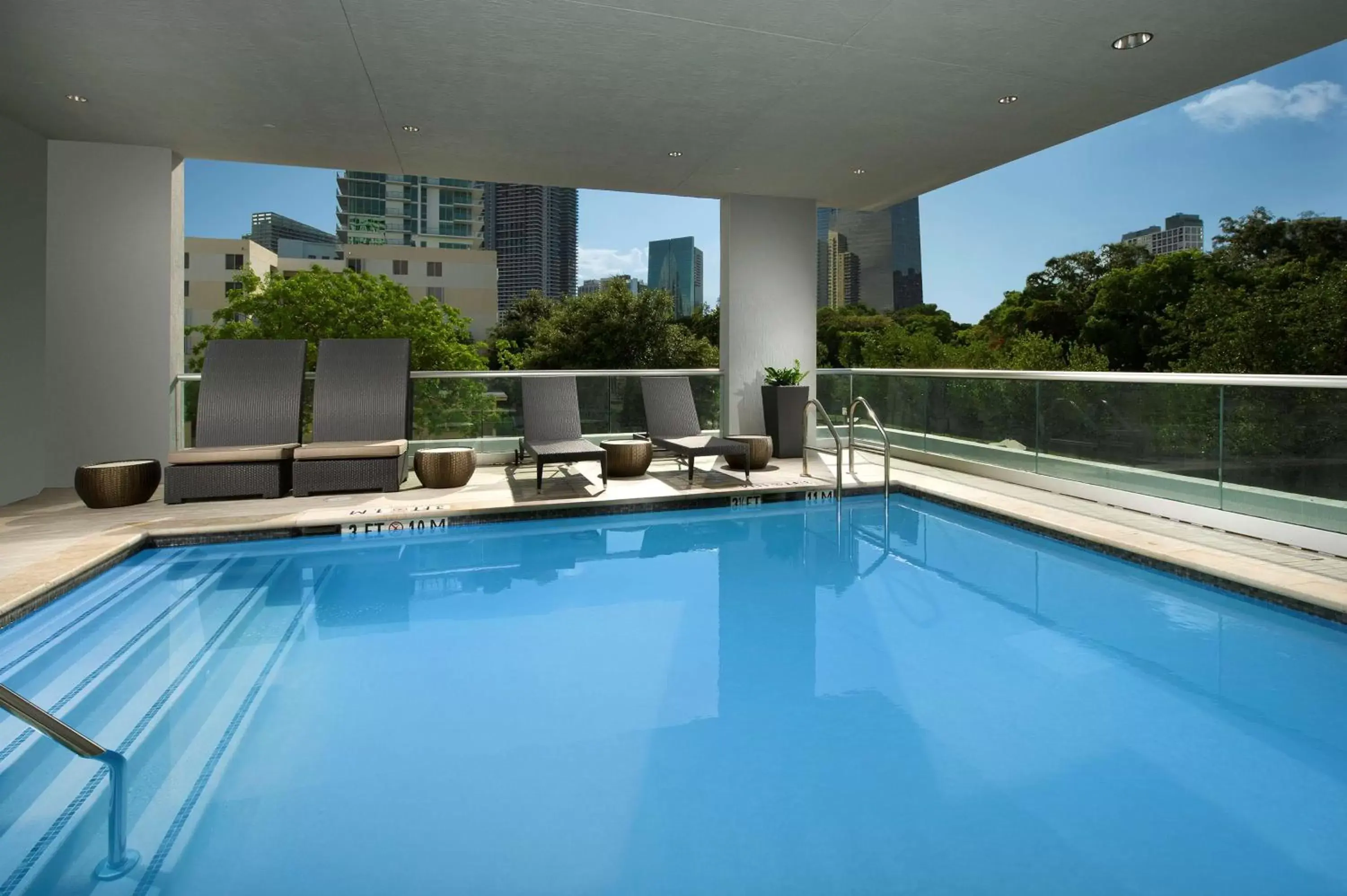 Pool view, Swimming Pool in Homewood Suites by Hilton Miami Downtown/Brickell
