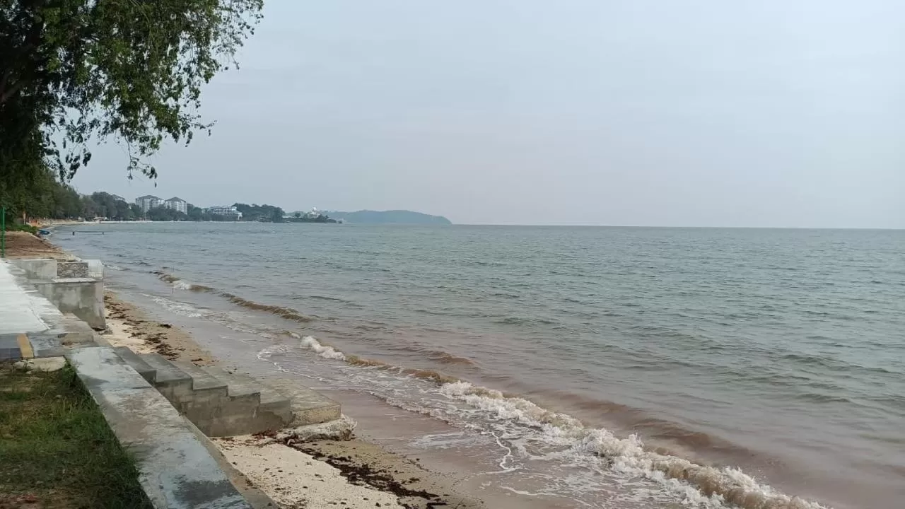 Beach in Pacific Regency Beach Resort, Port Dickson