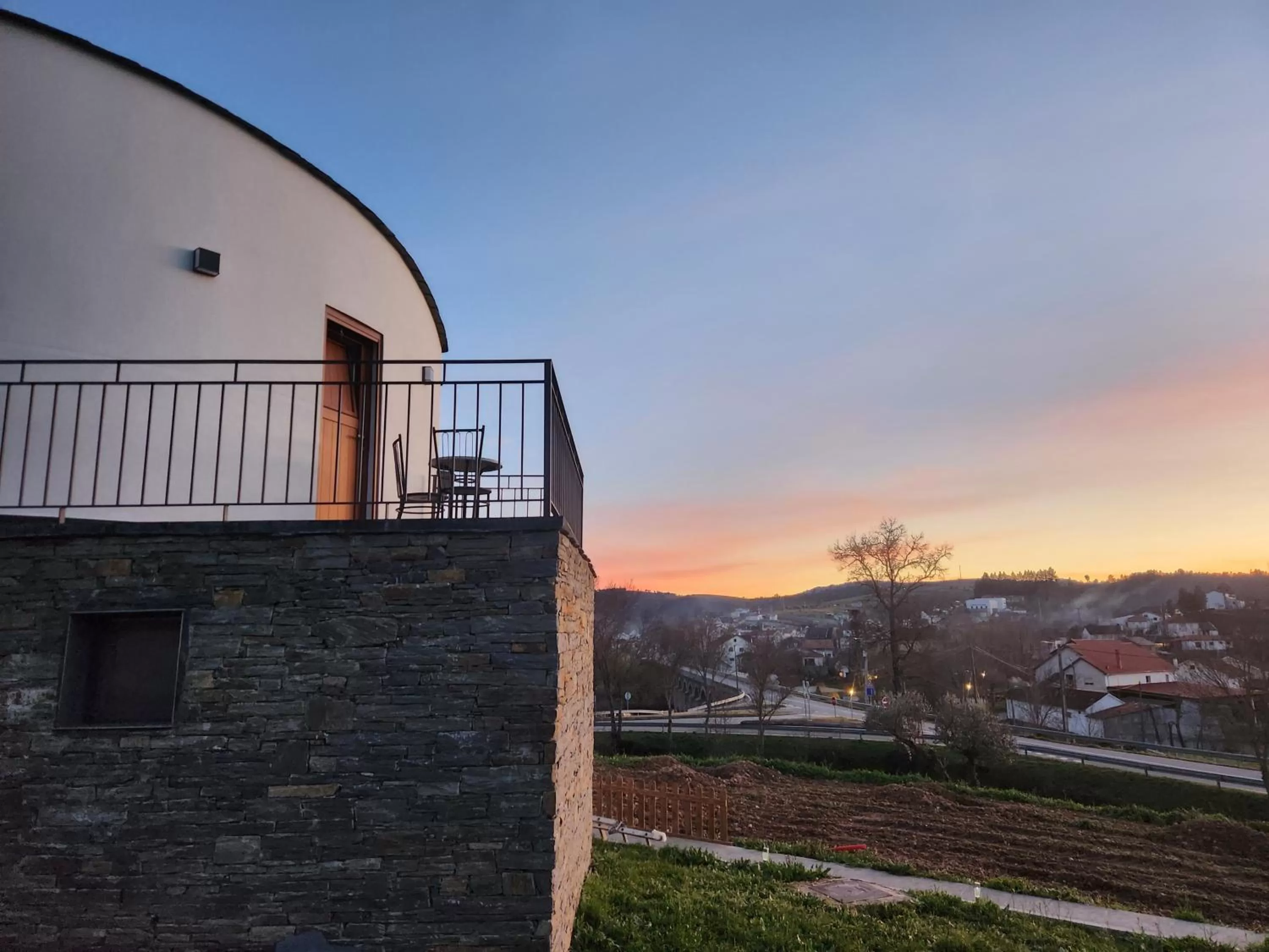 Sunset in O Abel Hotel rural