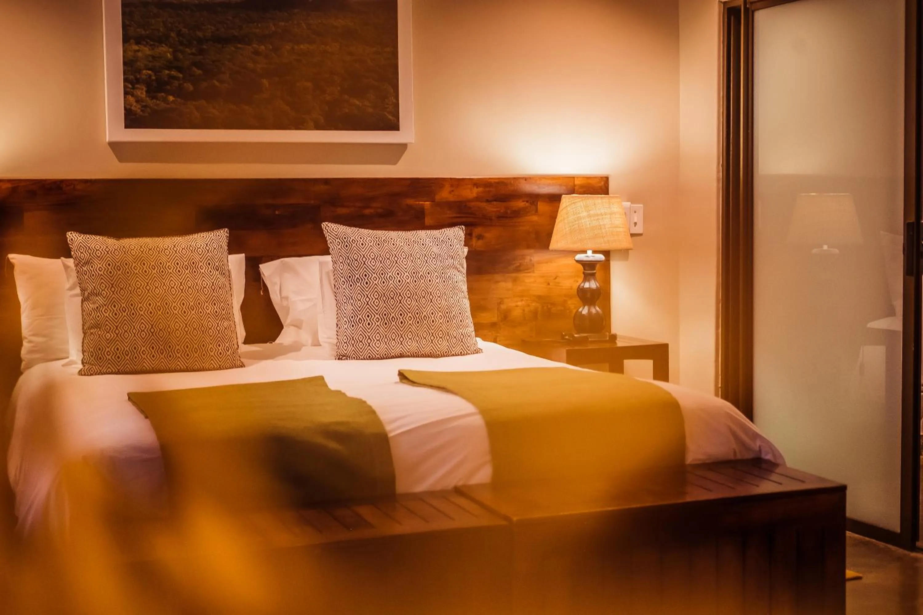 Bed in Bushveld Terrace Safari Hotel, Lodge & Spa