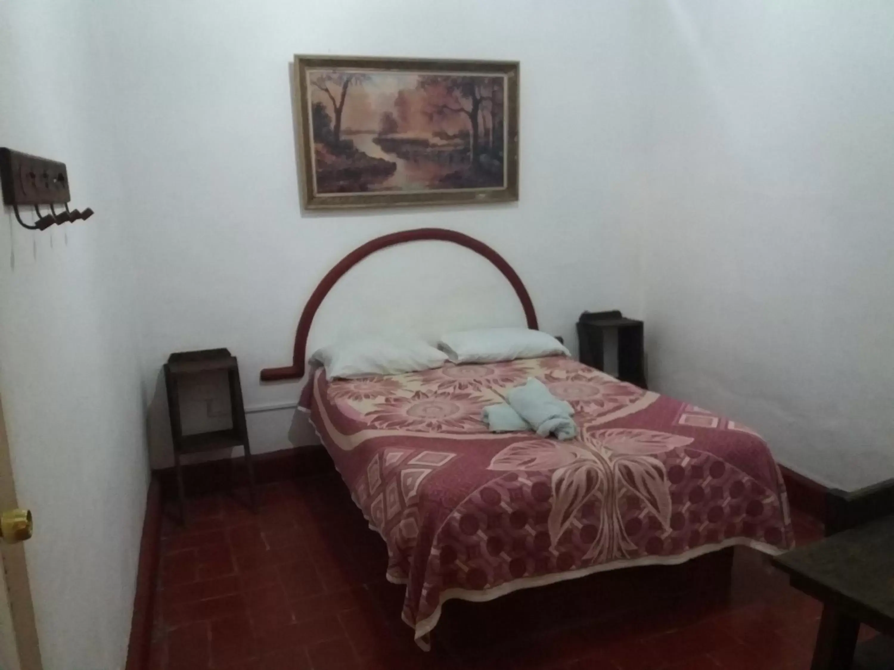 Decorative detail, Bed in Hotel Posada de la Condesa