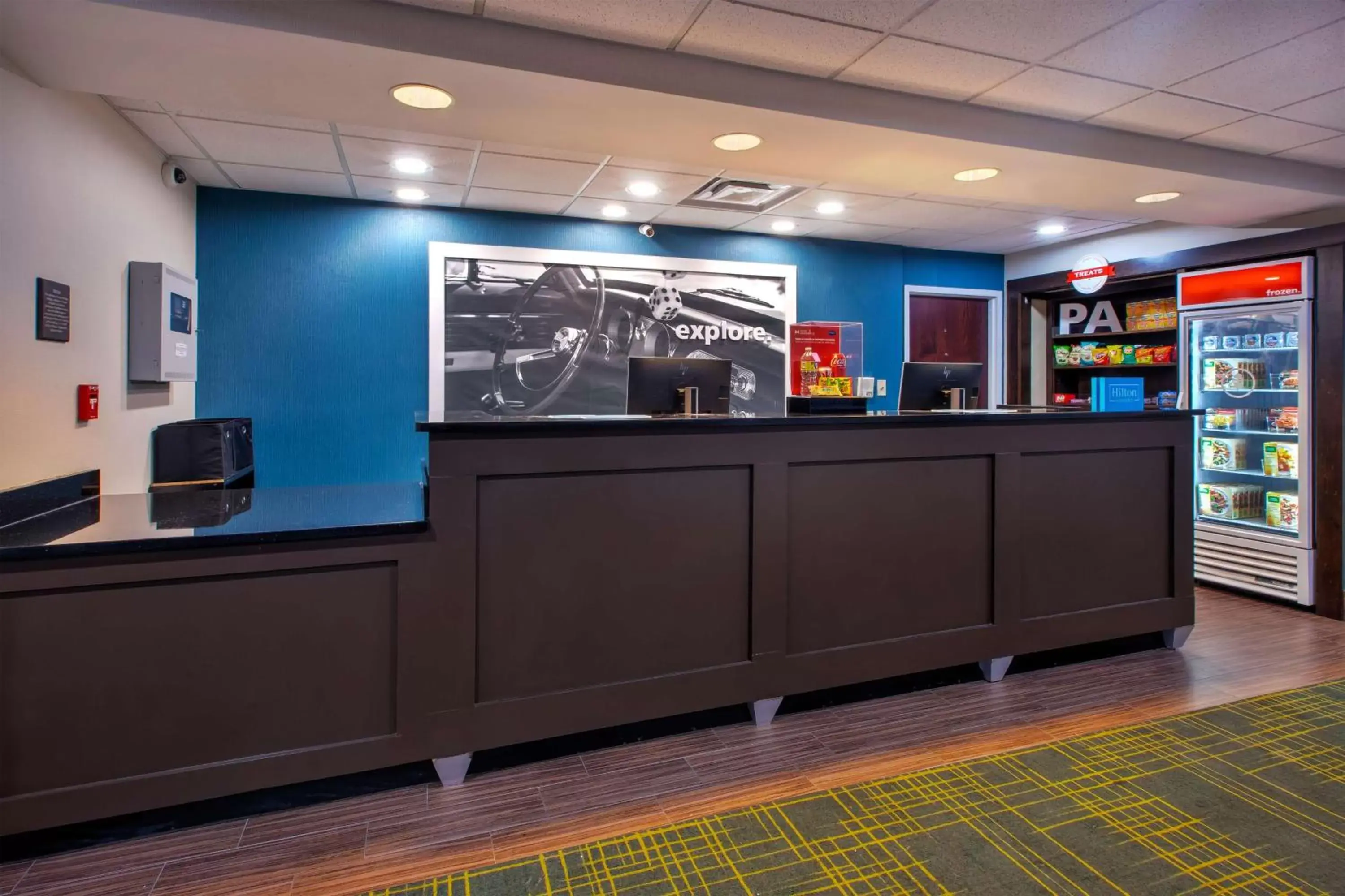 Lobby or reception in Hampton Inn Clarion