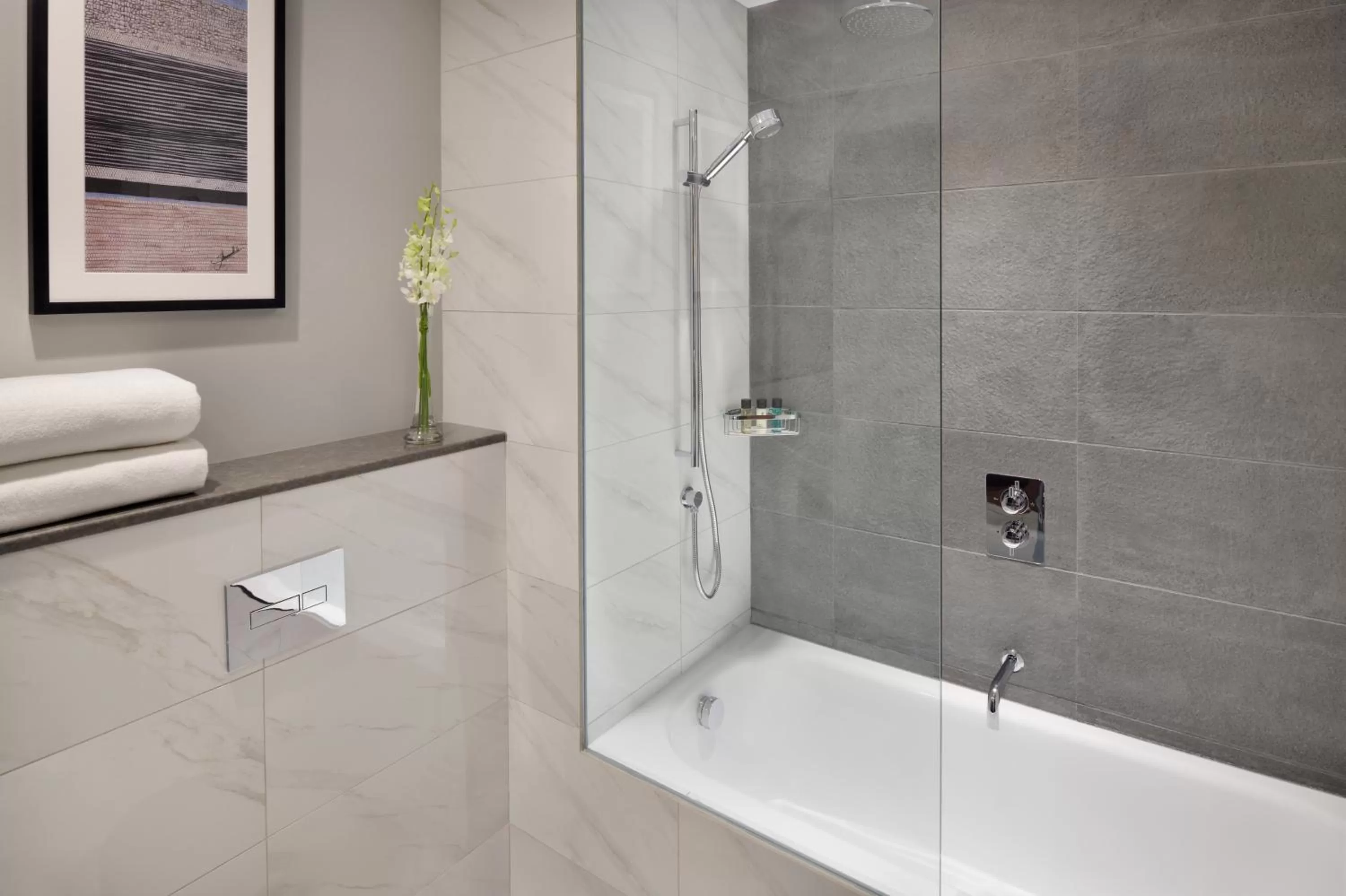 Bathroom in Mövenpick Hotel & Apartments Bur Dubai