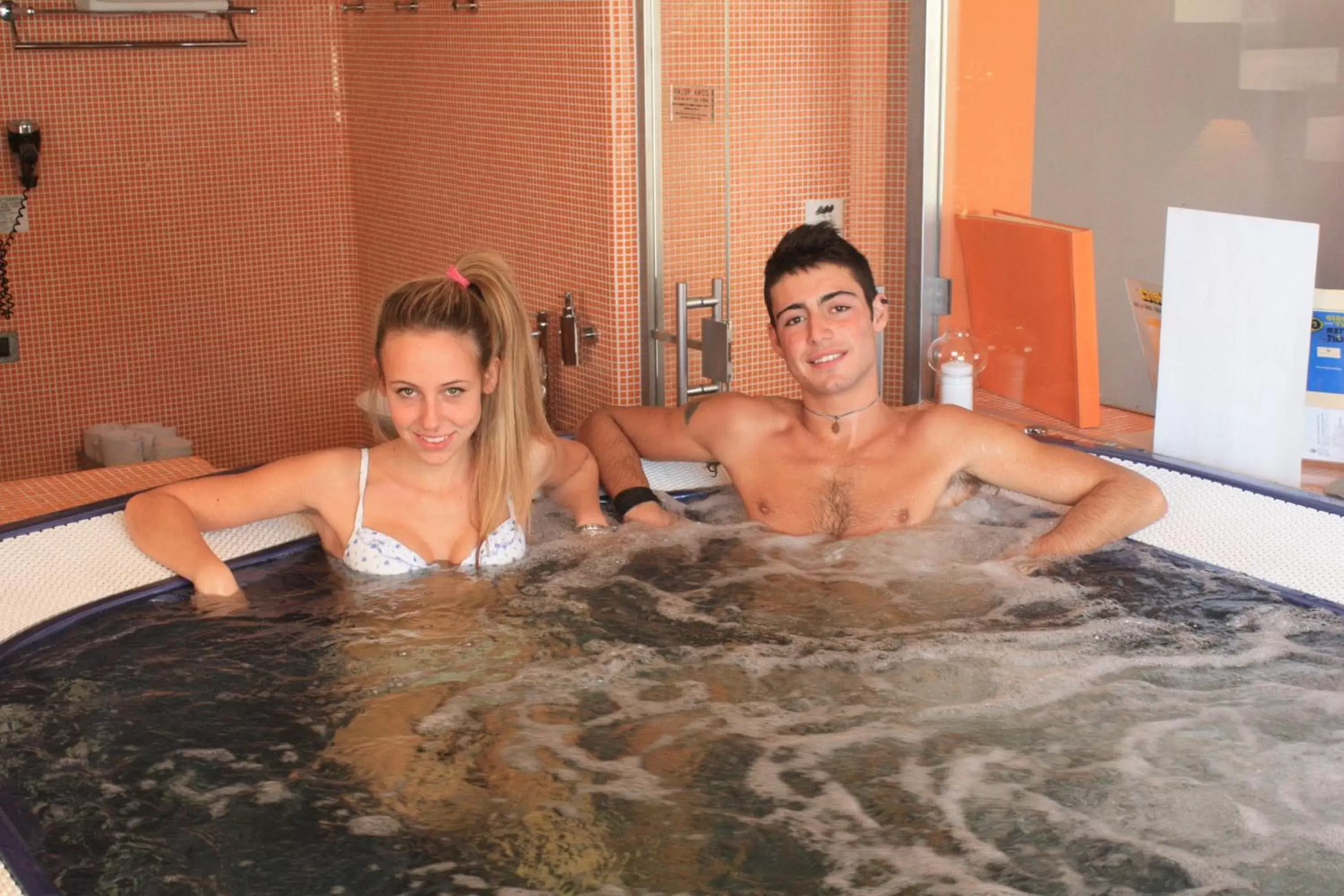 Hot Tub in I Tre Merli Locanda