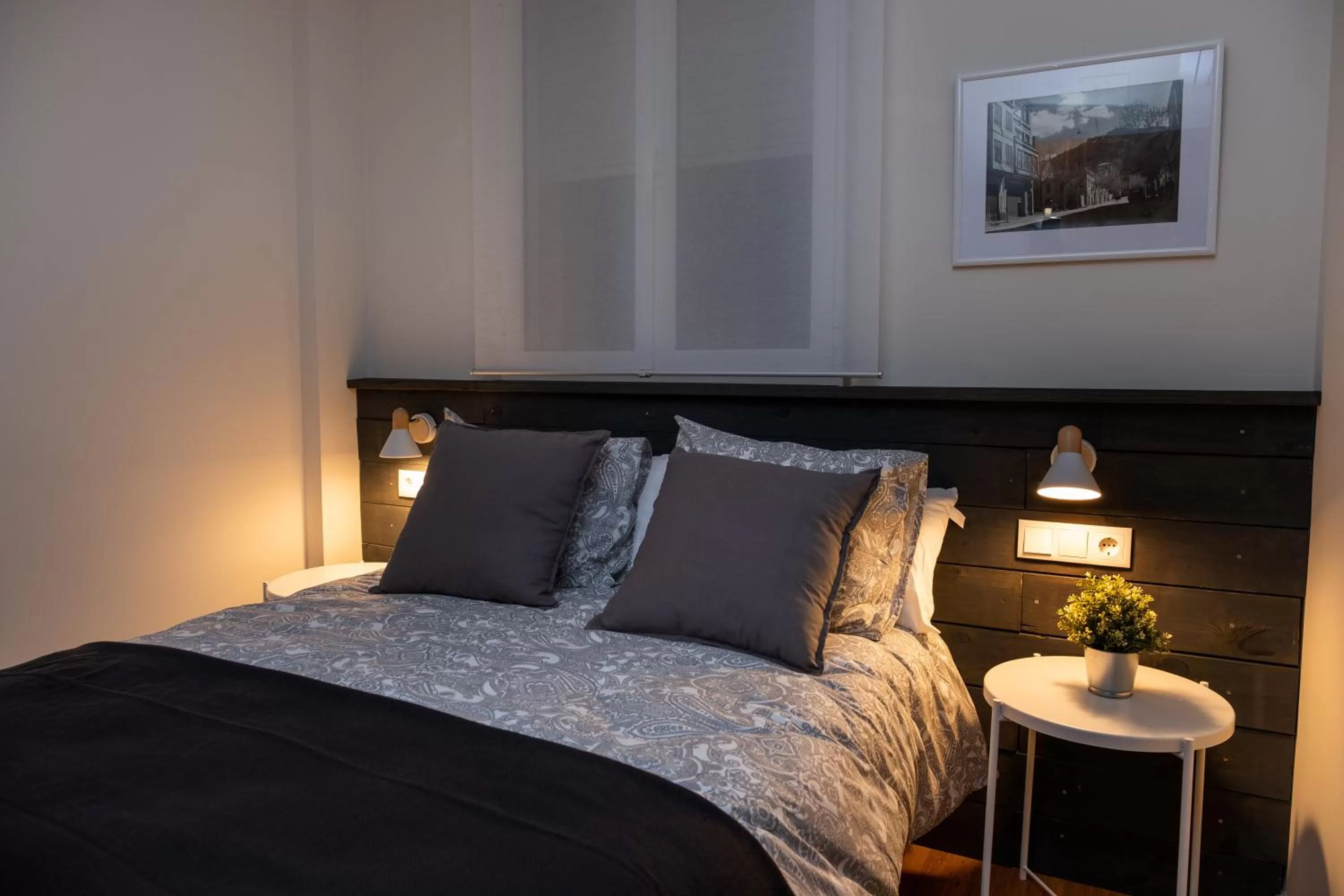 Bed in Hotel Bienvenidos Rooms Xàtiva