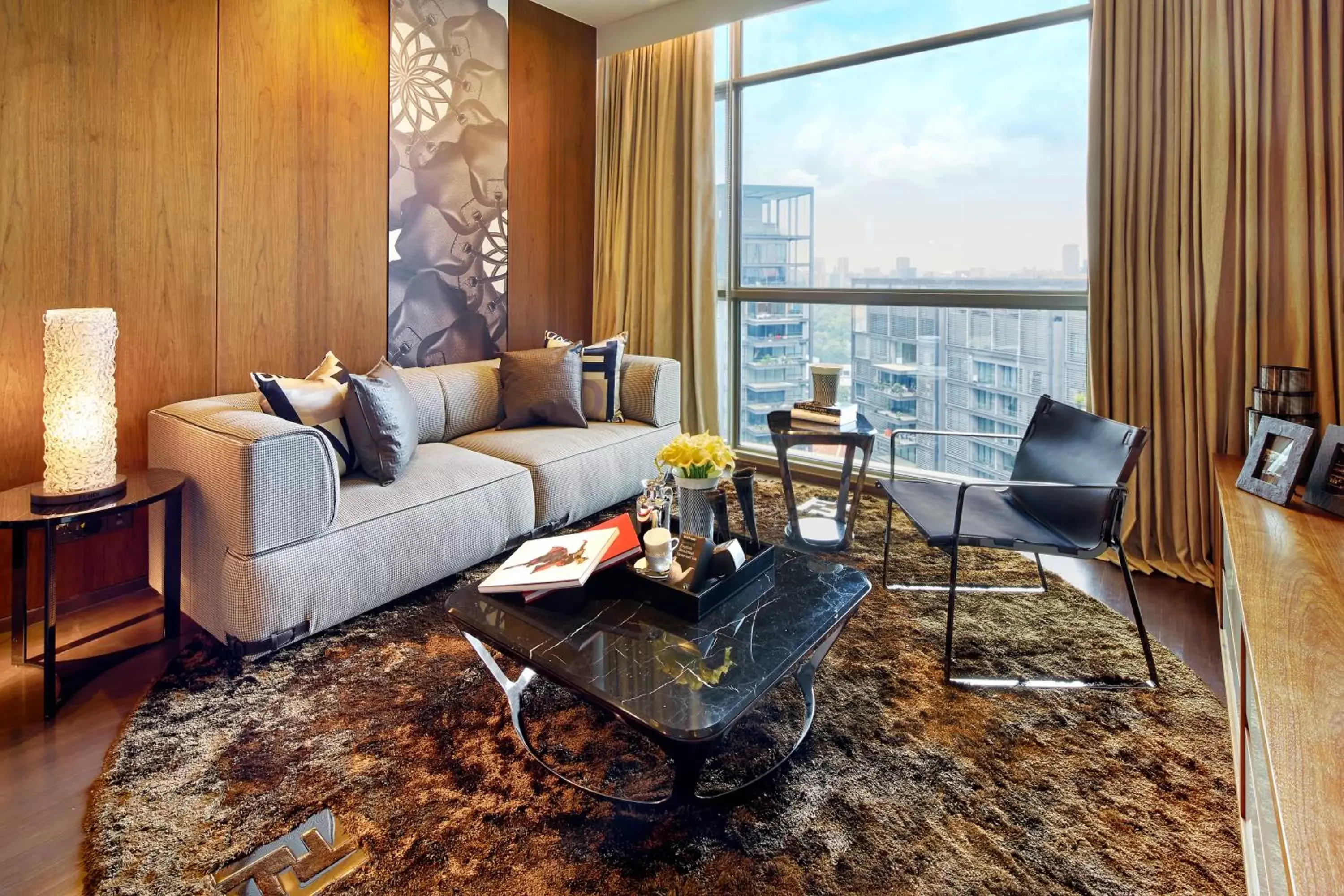 Living room, Seating Area in Ascott Orchard Singapore