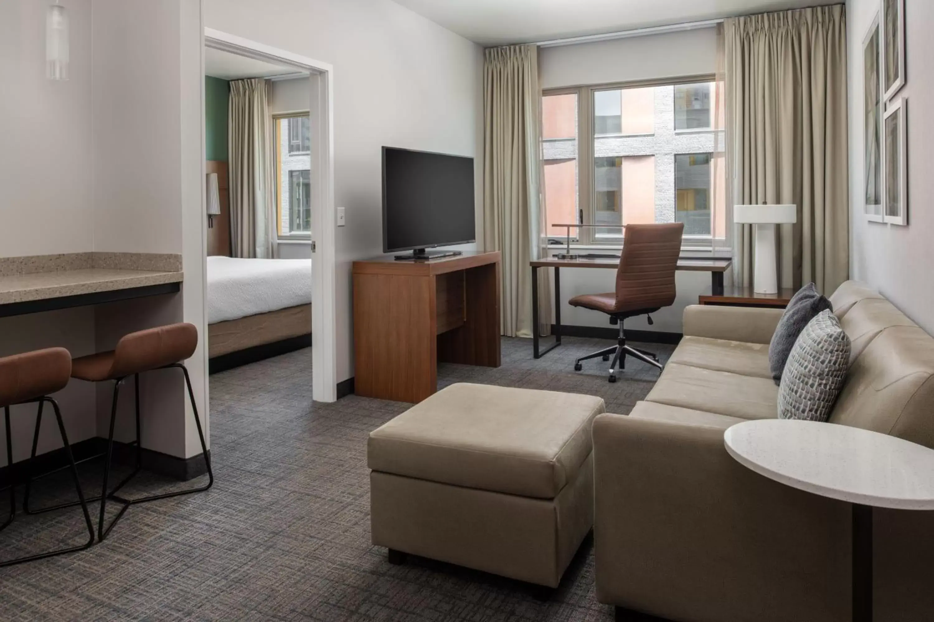 Living room, Seating Area in Residence Inn by Marriott Portland Downtown/Pearl District