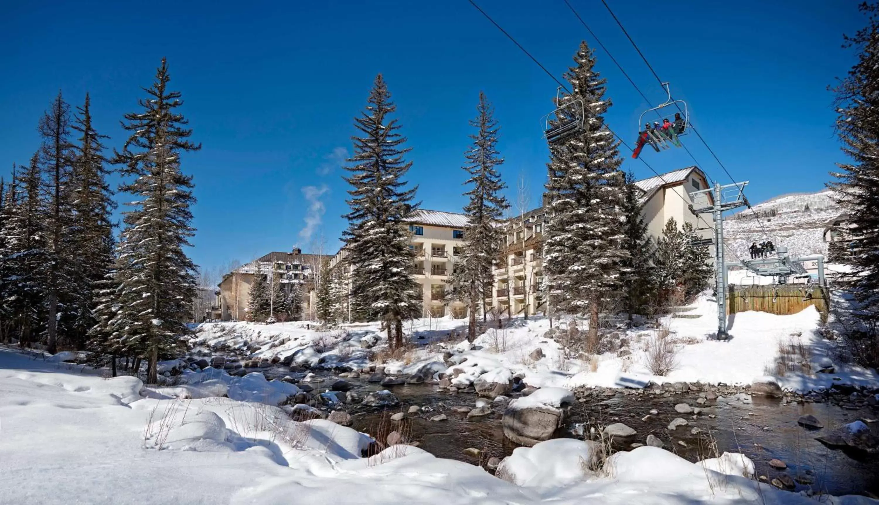 Property building, Winter in Vail Residences at Cascade Village, a Destination by Hyatt Residence