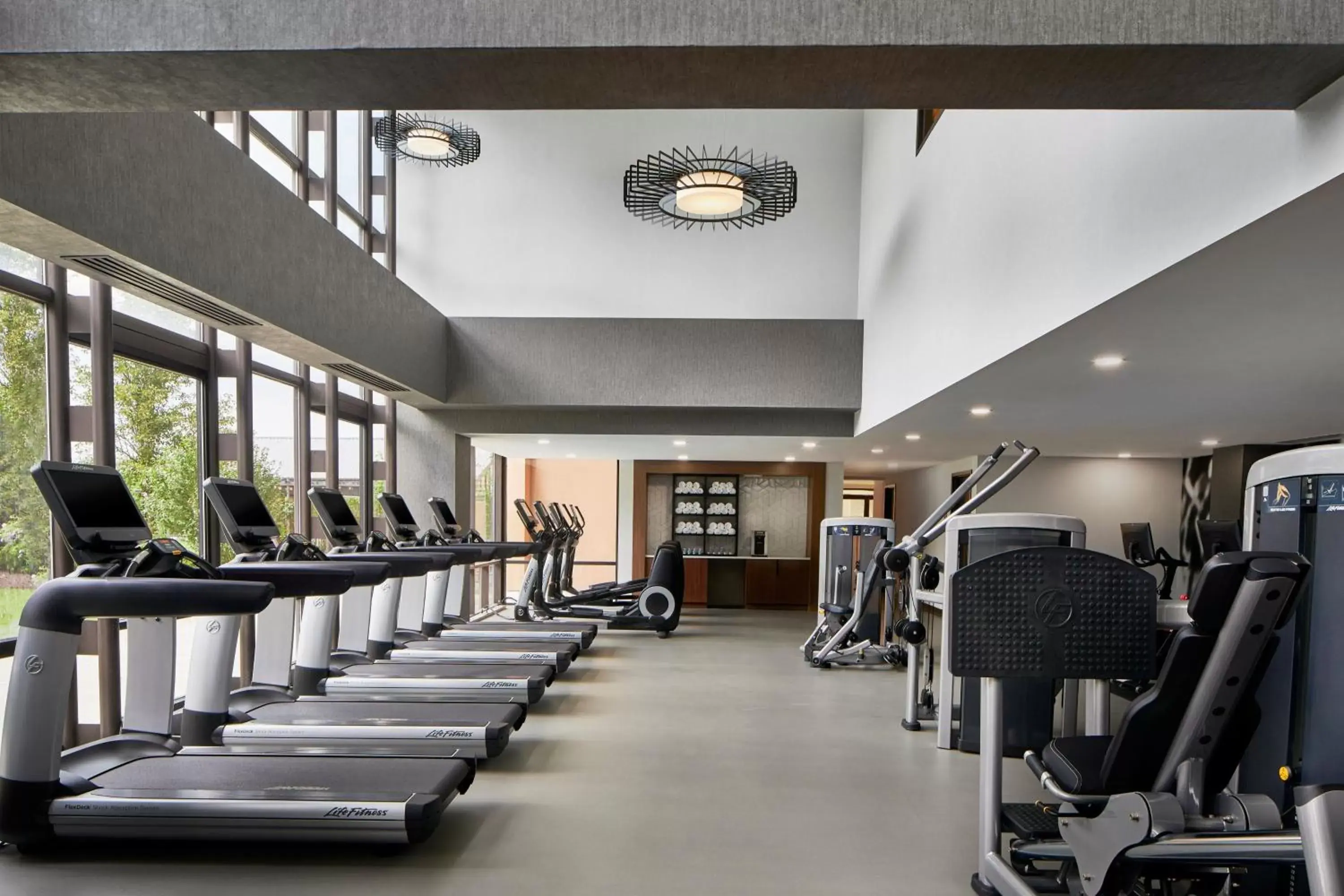 Fitness centre/facilities, Fitness Center/Facilities in Ann Arbor Marriott Ypsilanti at Eagle Crest