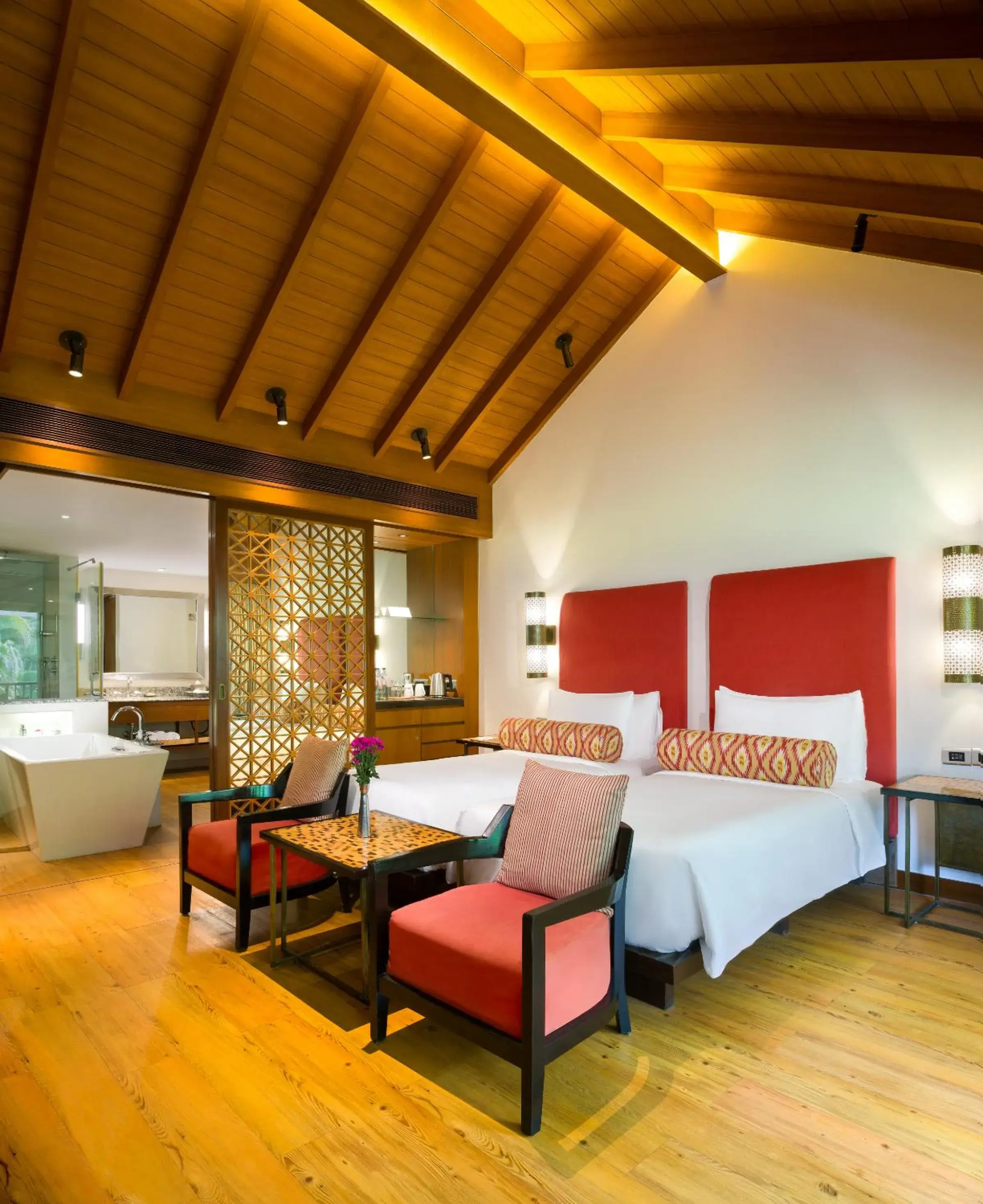 Bedroom, Bed in Alila Diwa Goa - A Hyatt Brand