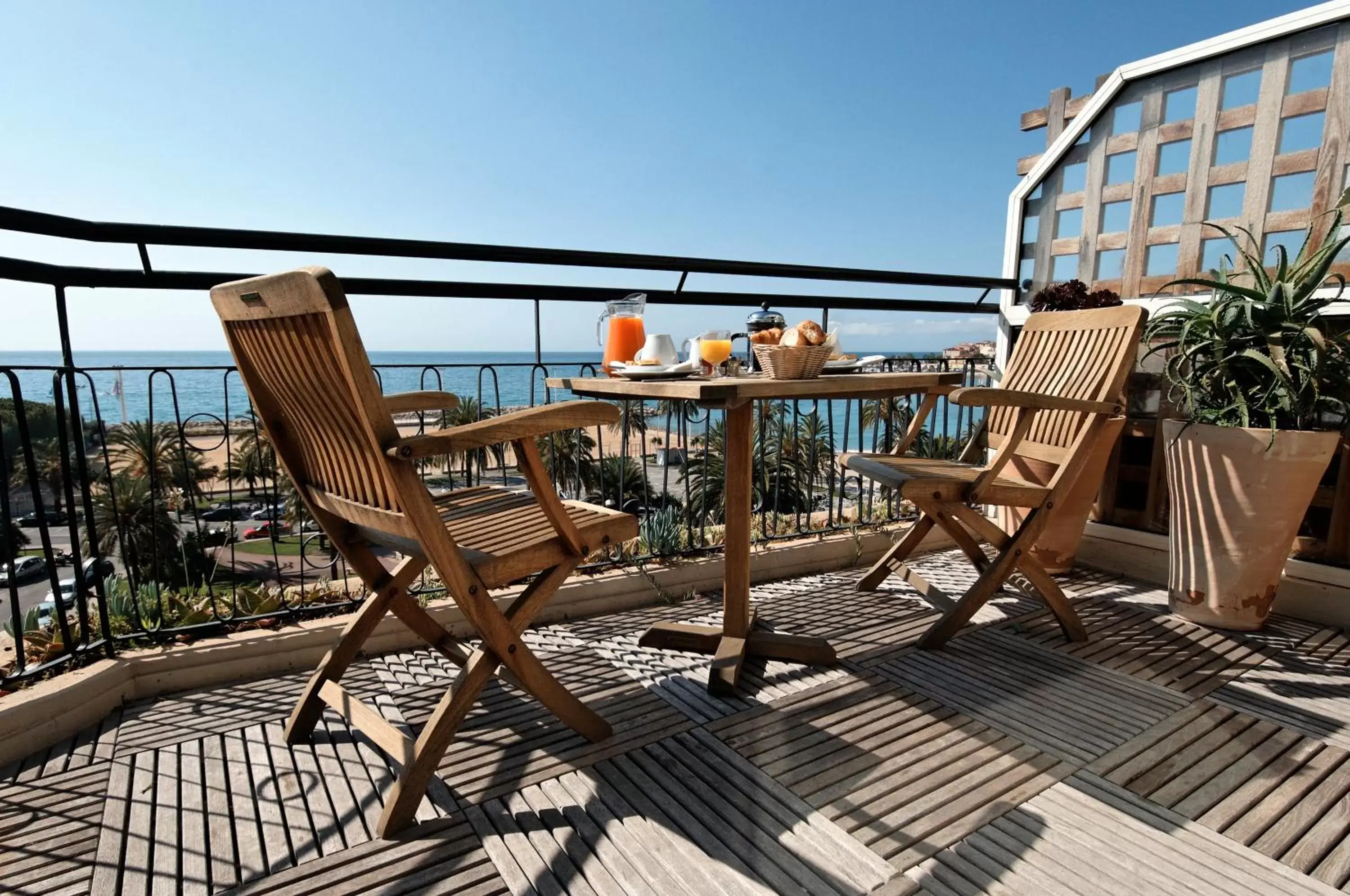 Balcony/Terrace in Hotel Napoléon