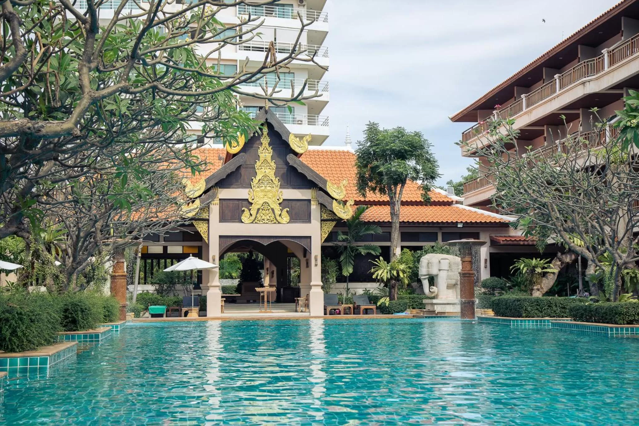 Pool view in Avalon Beach Resort