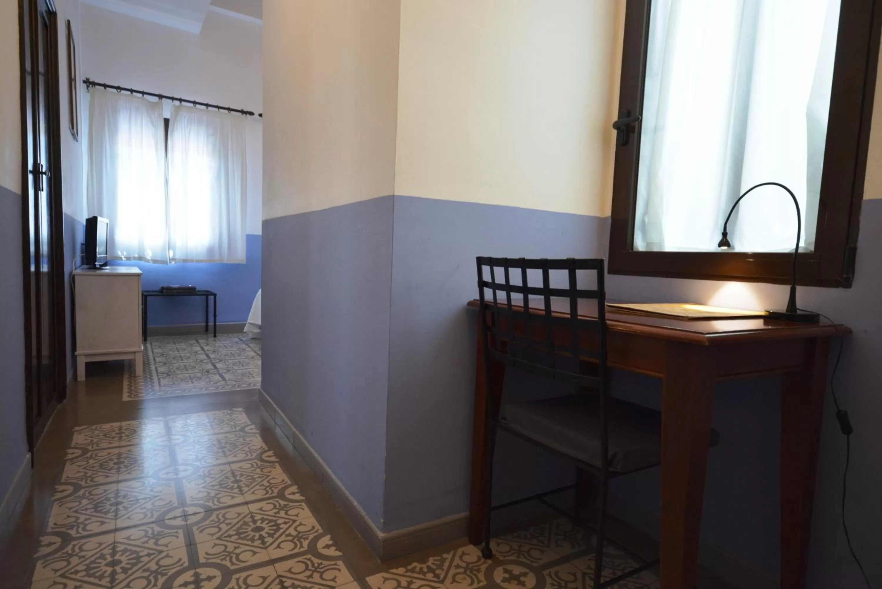 Decorative detail, Bed in Hotel Casa de los Azulejos