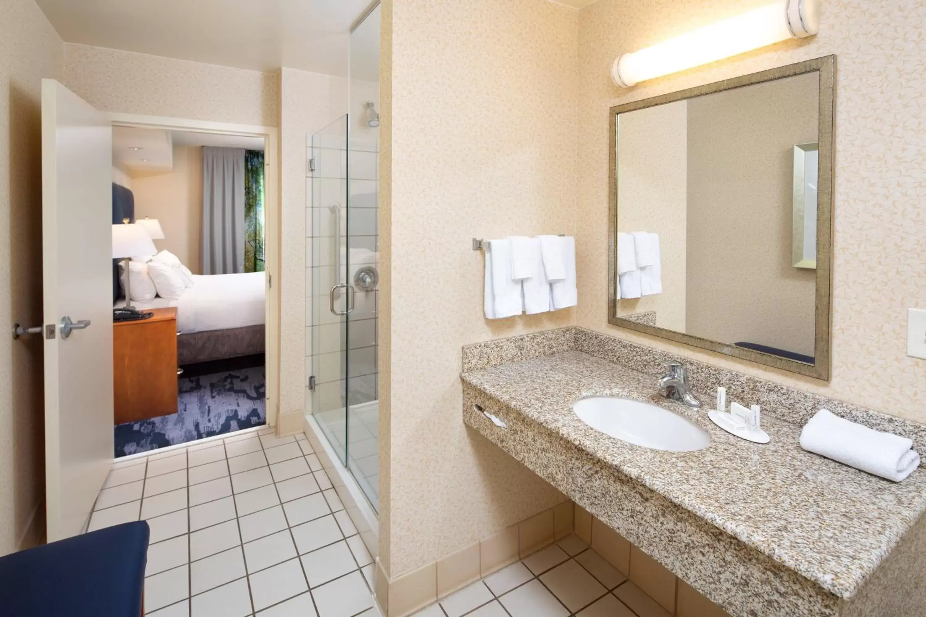 Bathroom in Fairfield Inn and Suites by Marriott South Boston