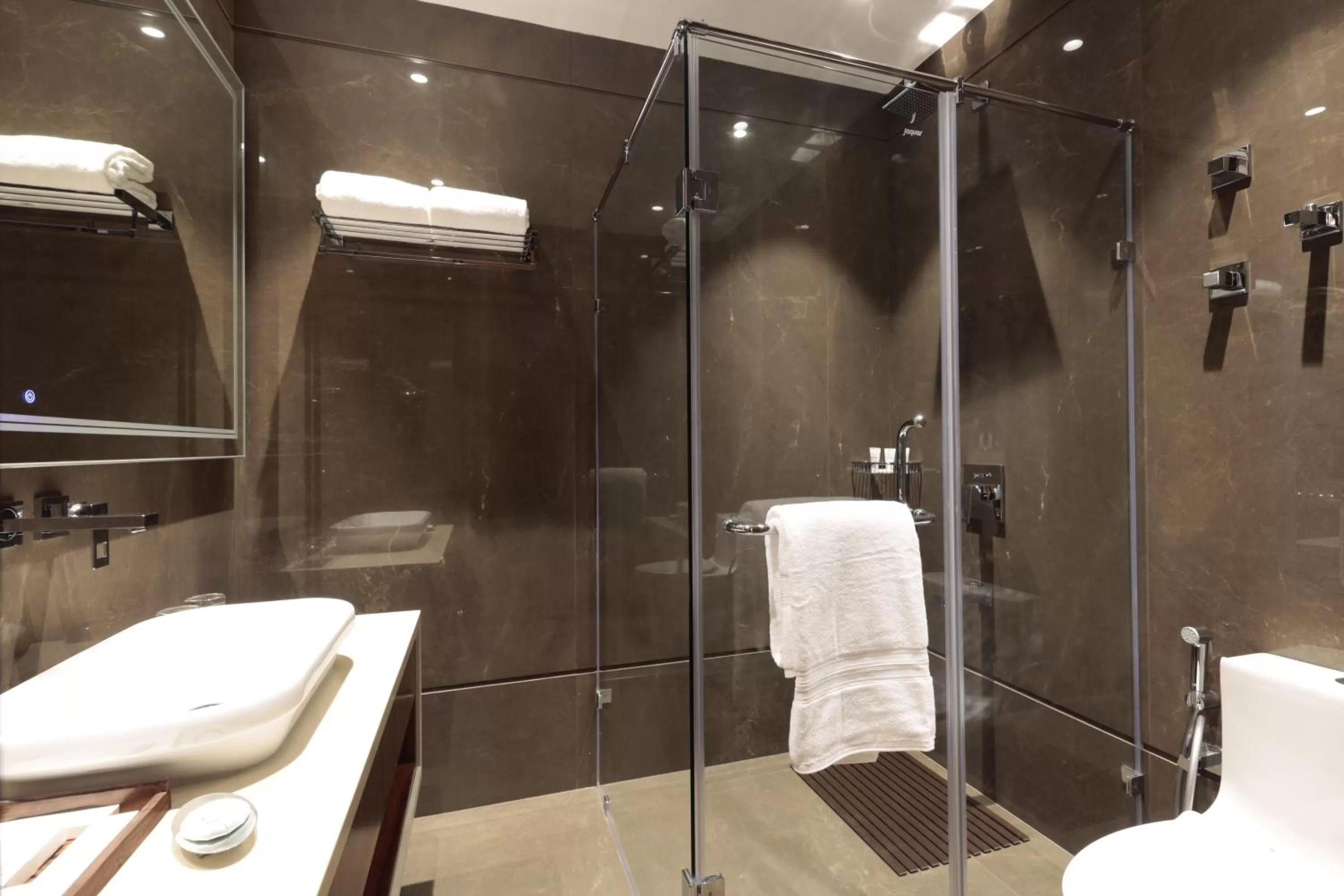 Bathroom in WelcomHeritage Elysium Resort & Spa