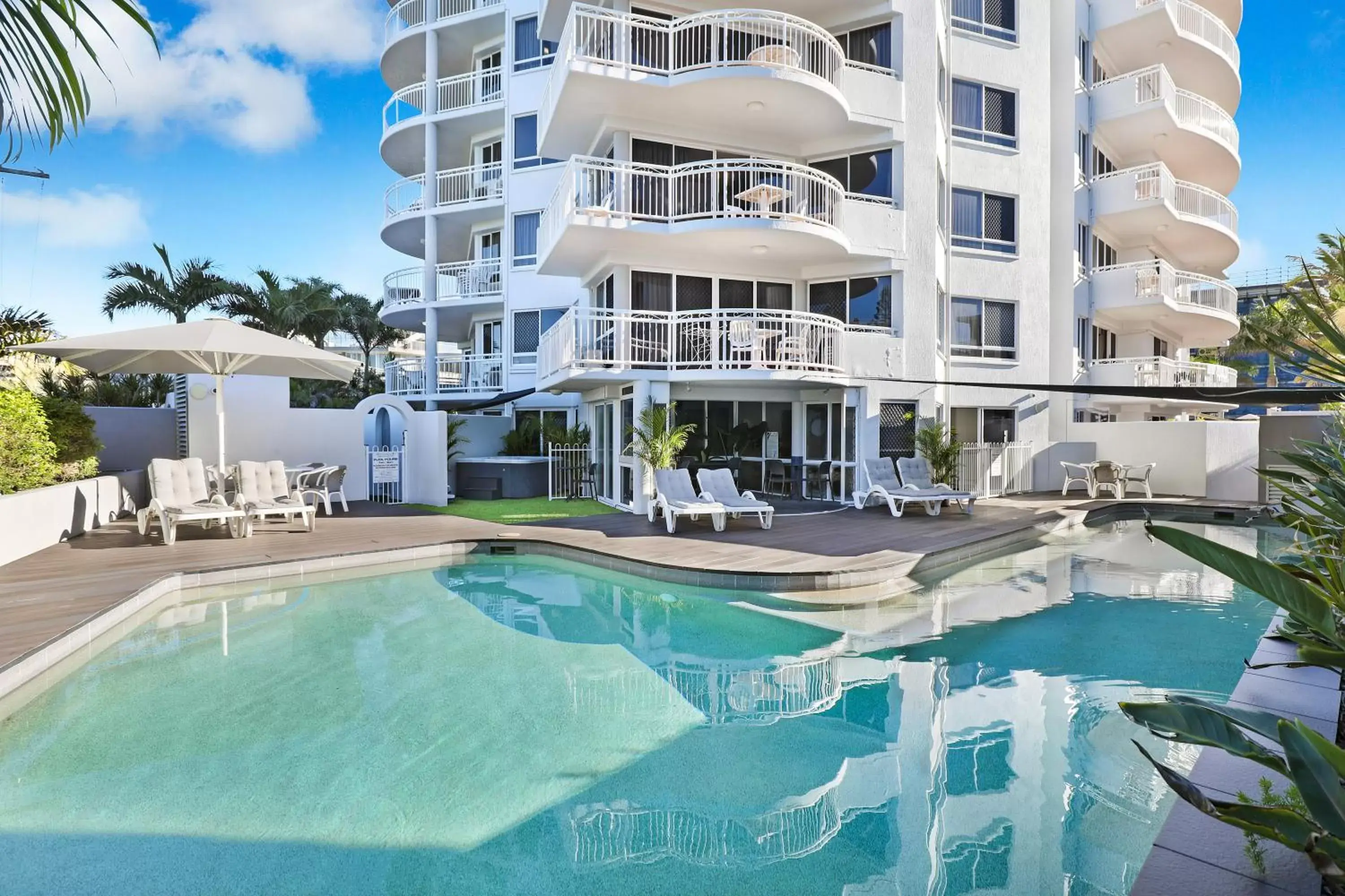 Swimming Pool in Beachside Resort Kawana Waters