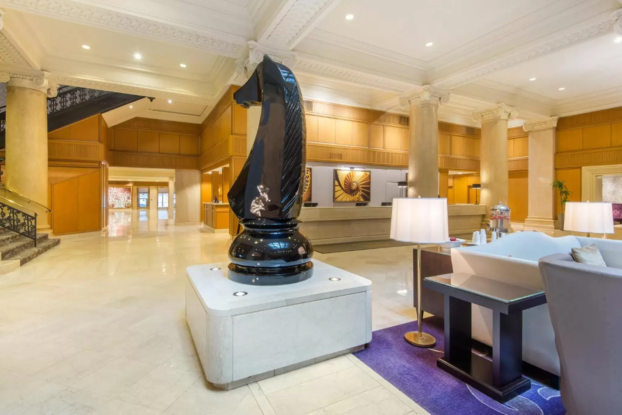 Lobby or reception in The Omni King Edward Hotel