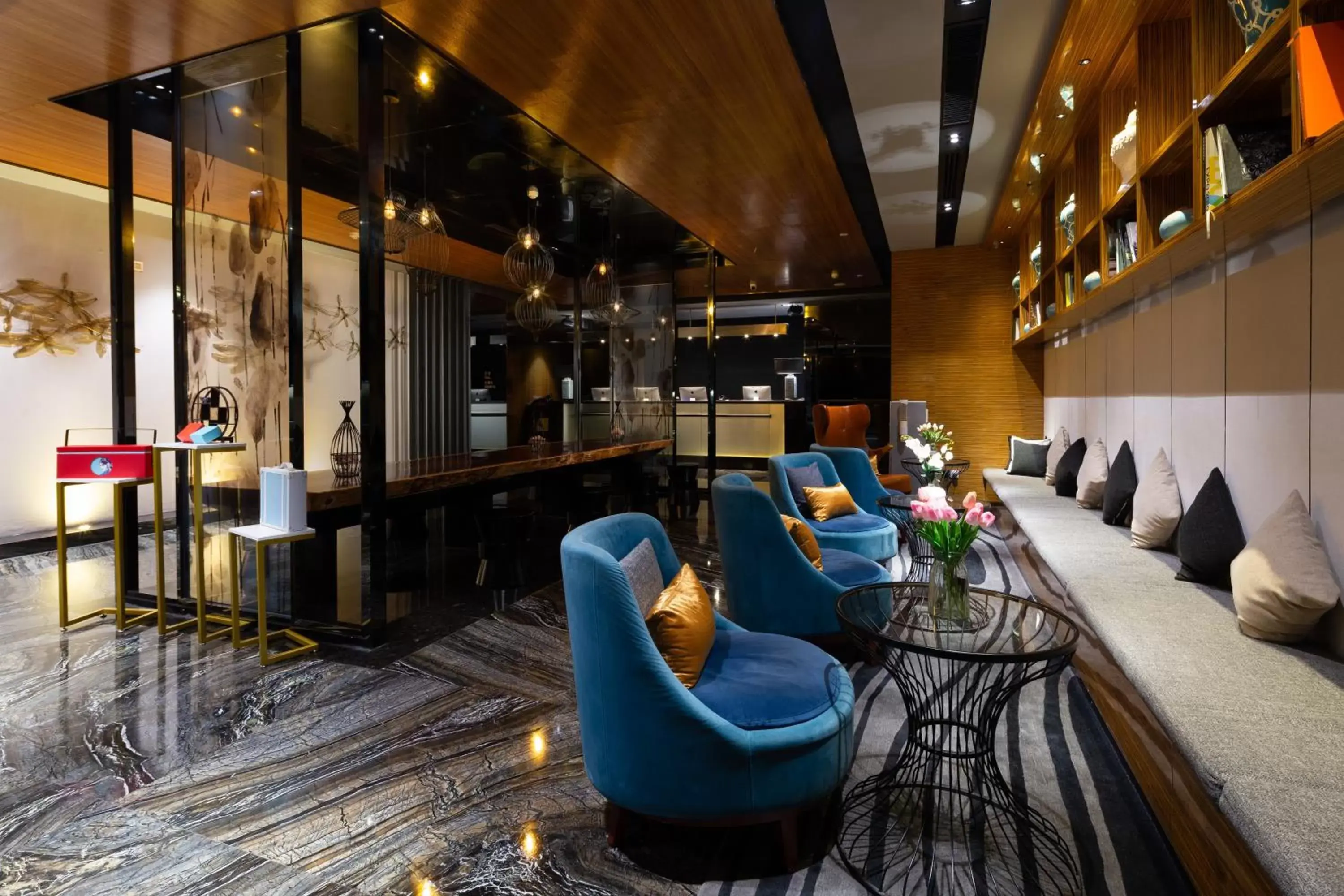 Lobby or reception, Lounge/Bar in Paco Hotel Gangding Metro Guangzhou-Free Shuttle Bus fir Canton Fair