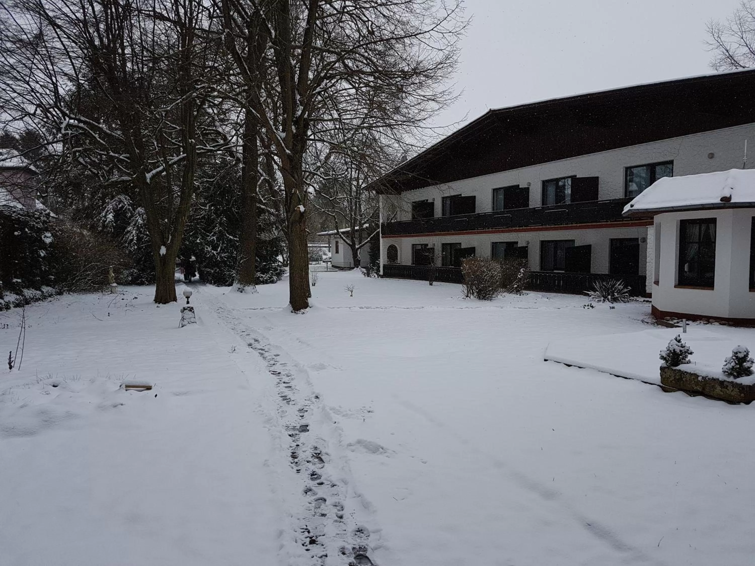 Garden in Hotel Büchner Garni