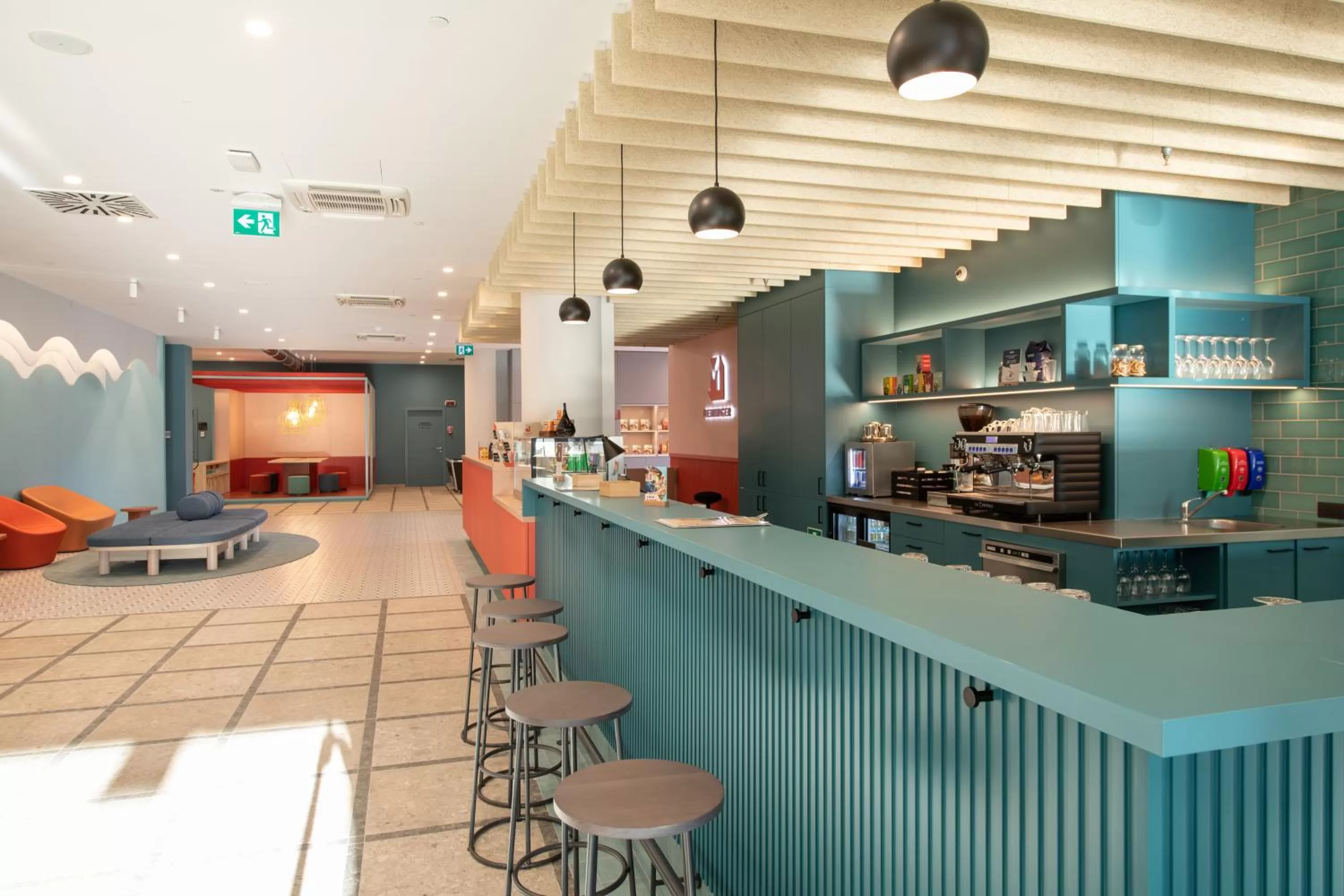 Lobby or reception in MEININGER Venezia Mestre