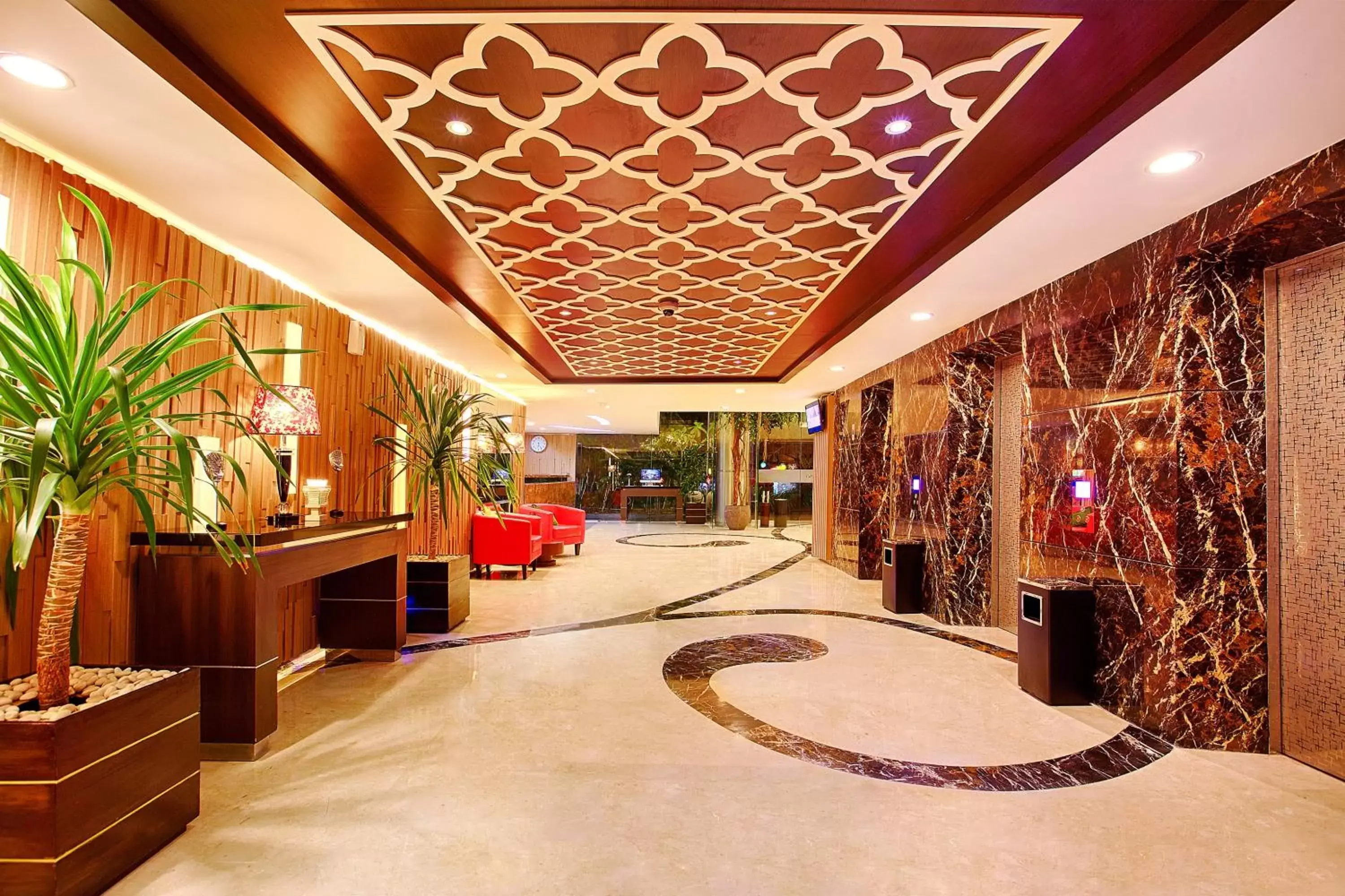 Decorative detail, Lobby/Reception in The Alana Surabaya