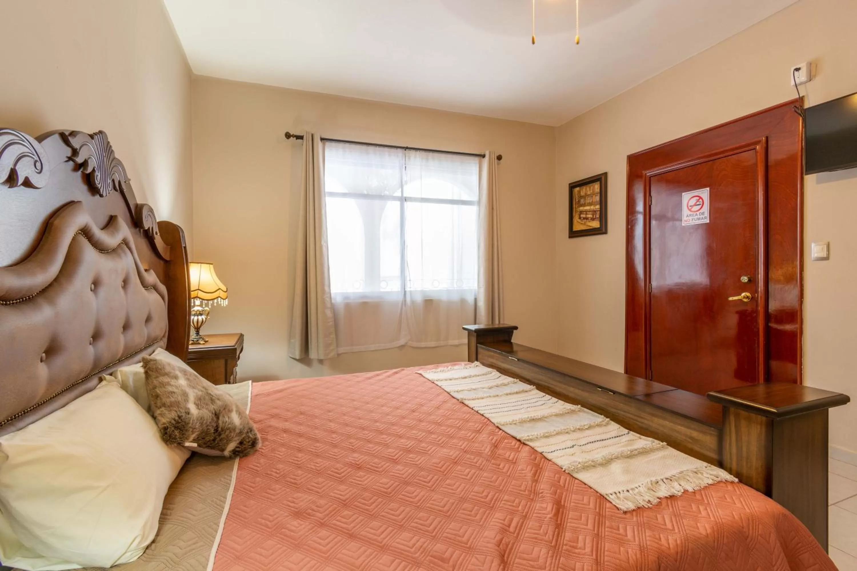 Bed in Hostería Casa Miranda Marquez