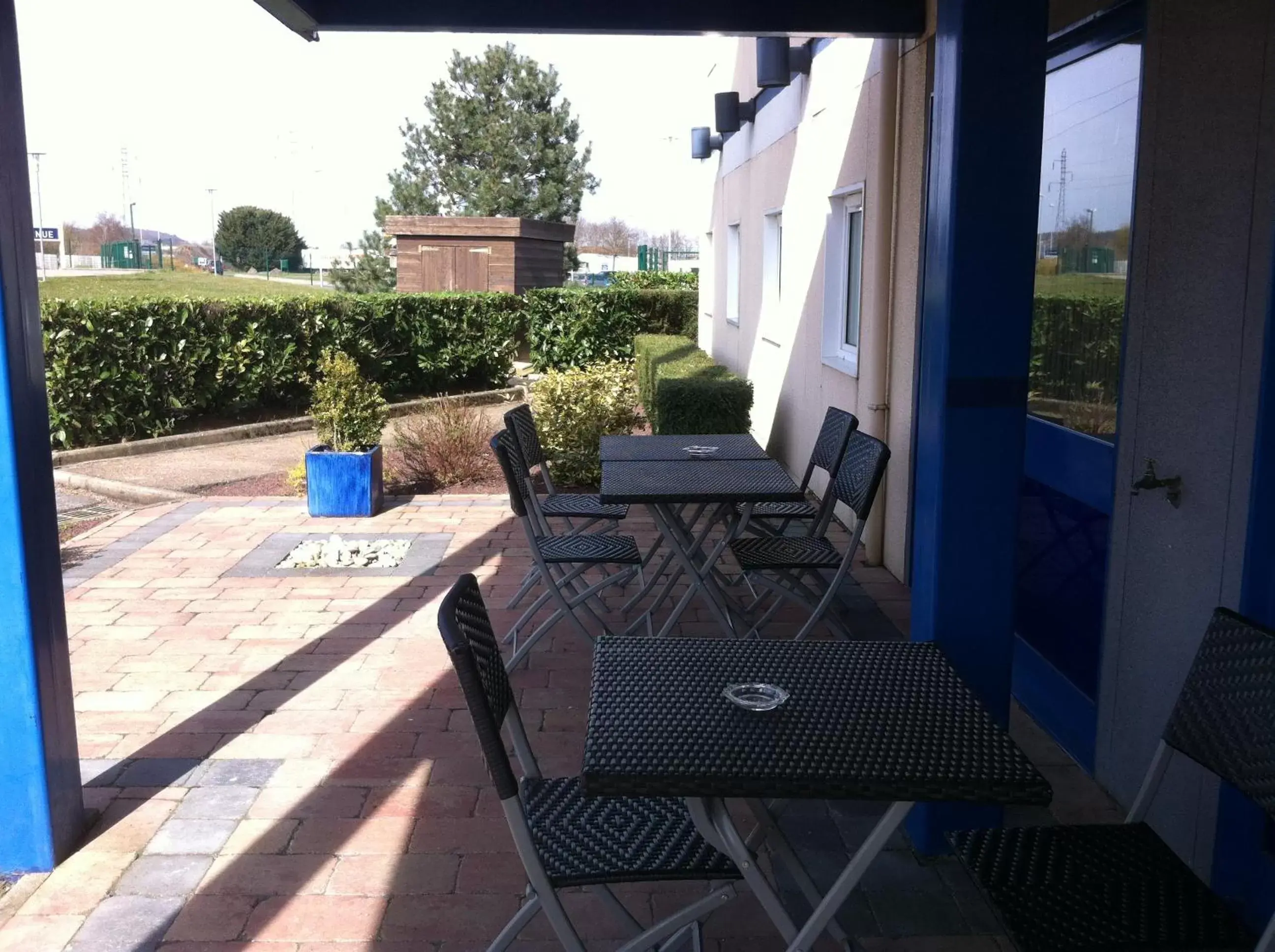 Balcony/Terrace in ibis budget Mâcon Nord