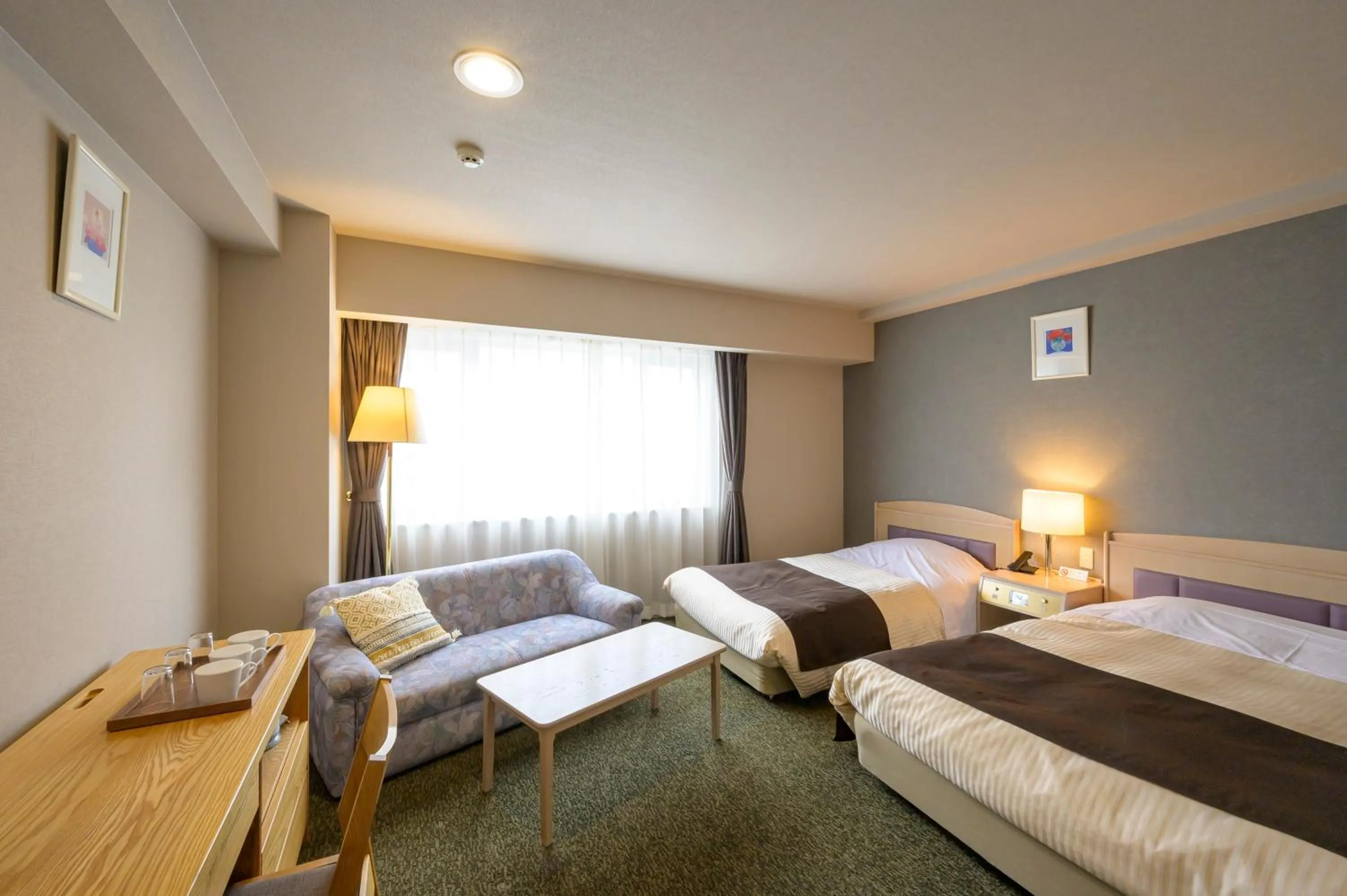 Bedroom, Bed in Kotoni Green Hotel