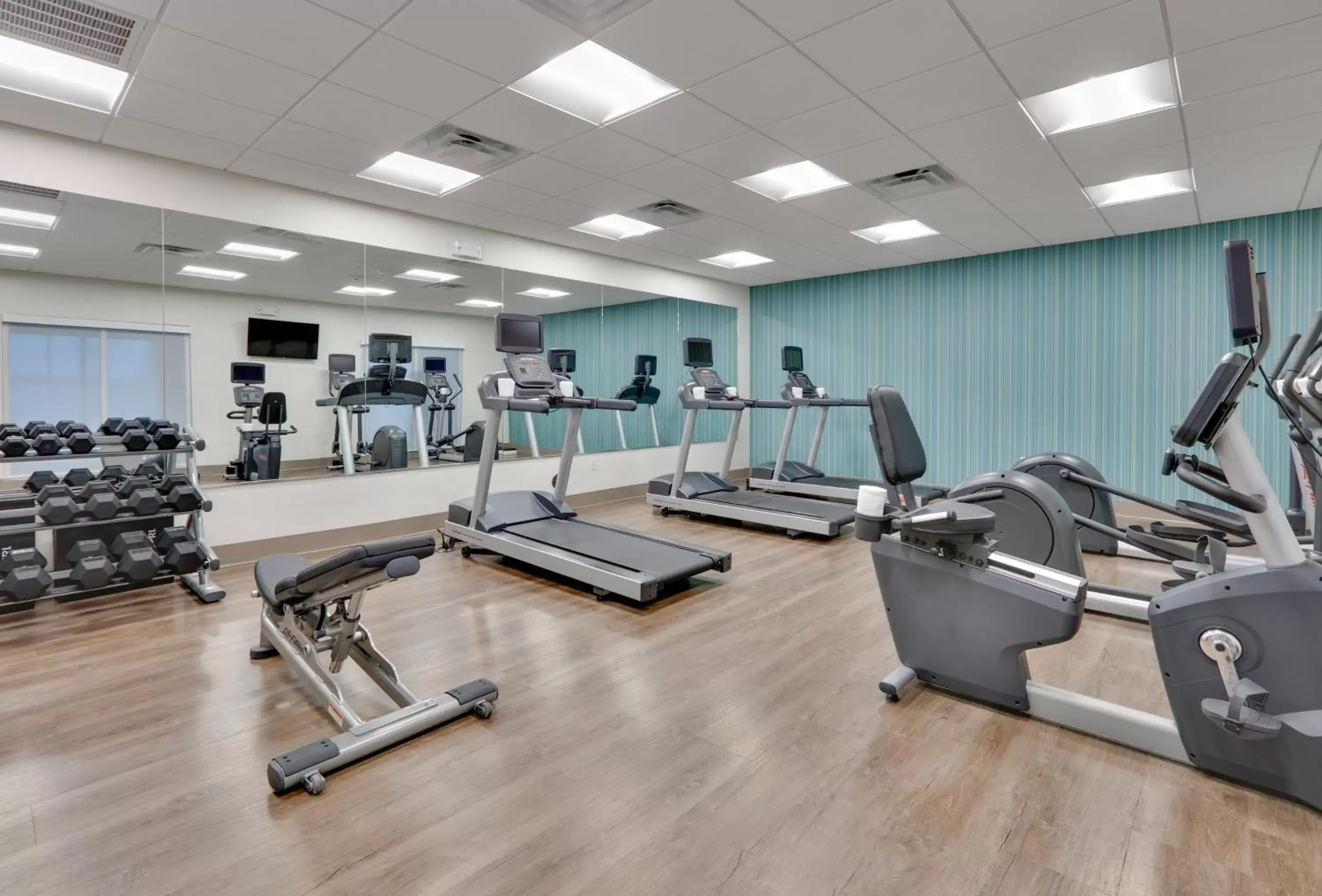 Fitness centre/facilities, Fitness Center/Facilities in Holiday Inn Express & Suites Plano East - Richardson, an IHG Hotel