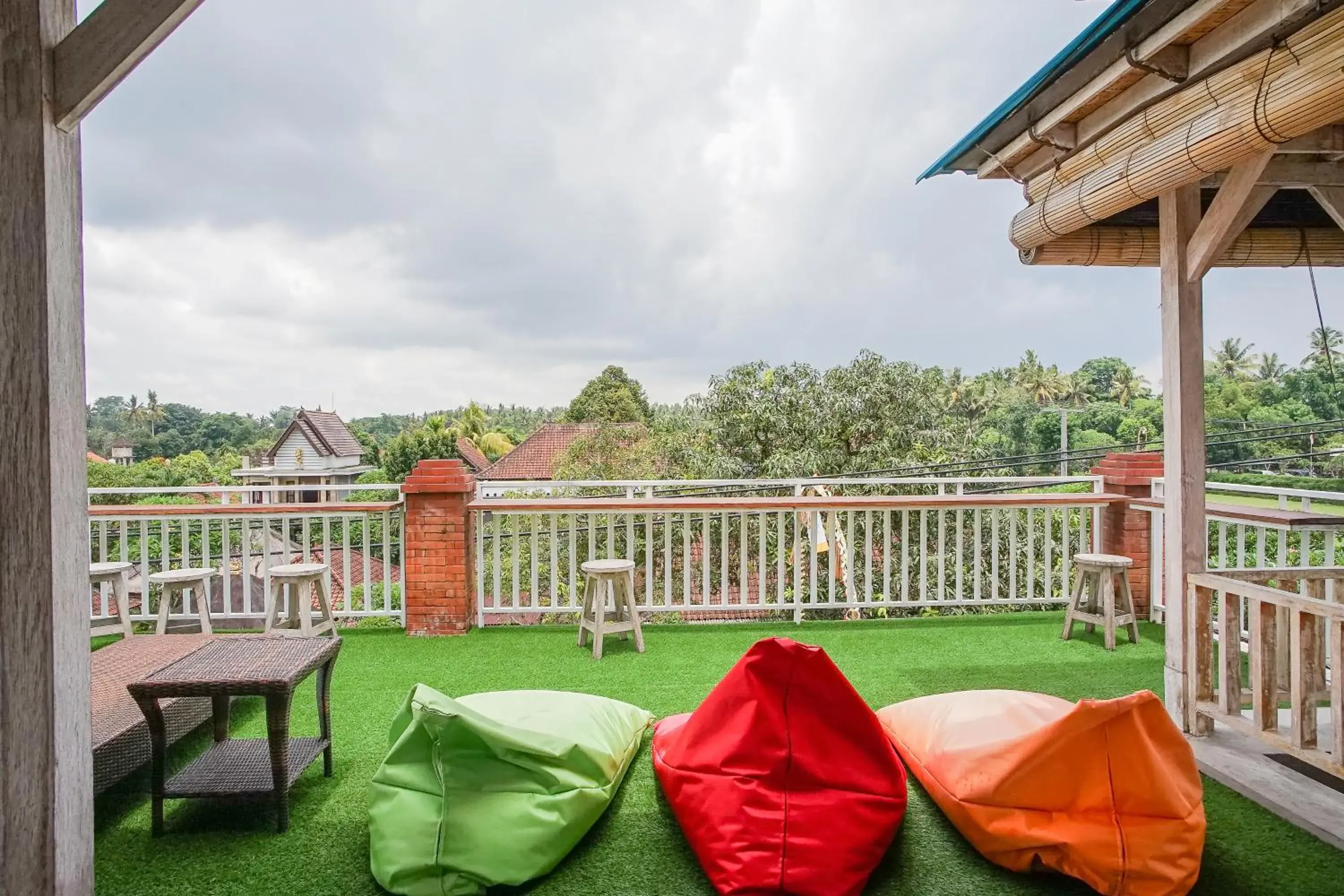 Patio in Kememai Hostel