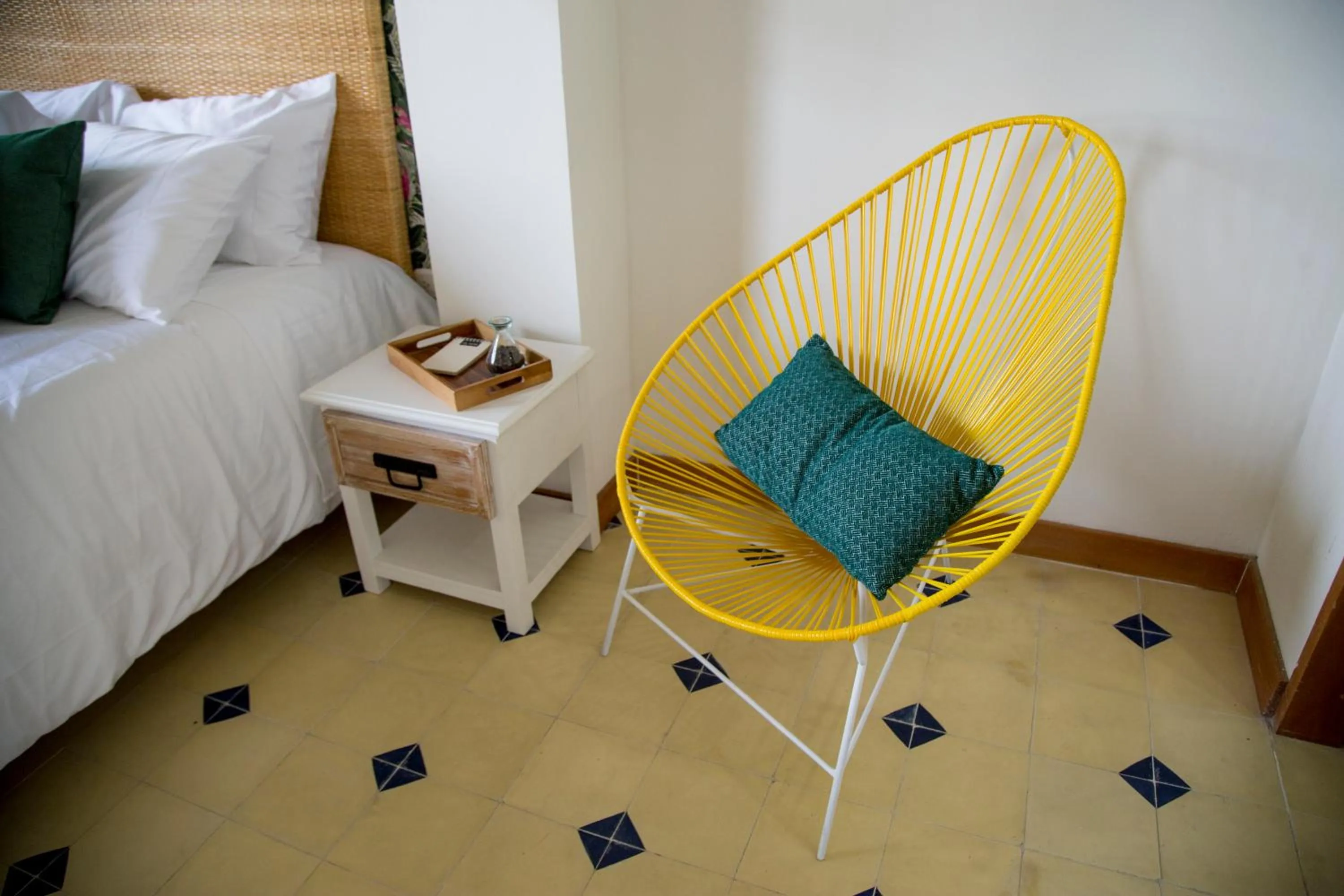 Seating area, Bed in Hotel Boutique Casa Mia