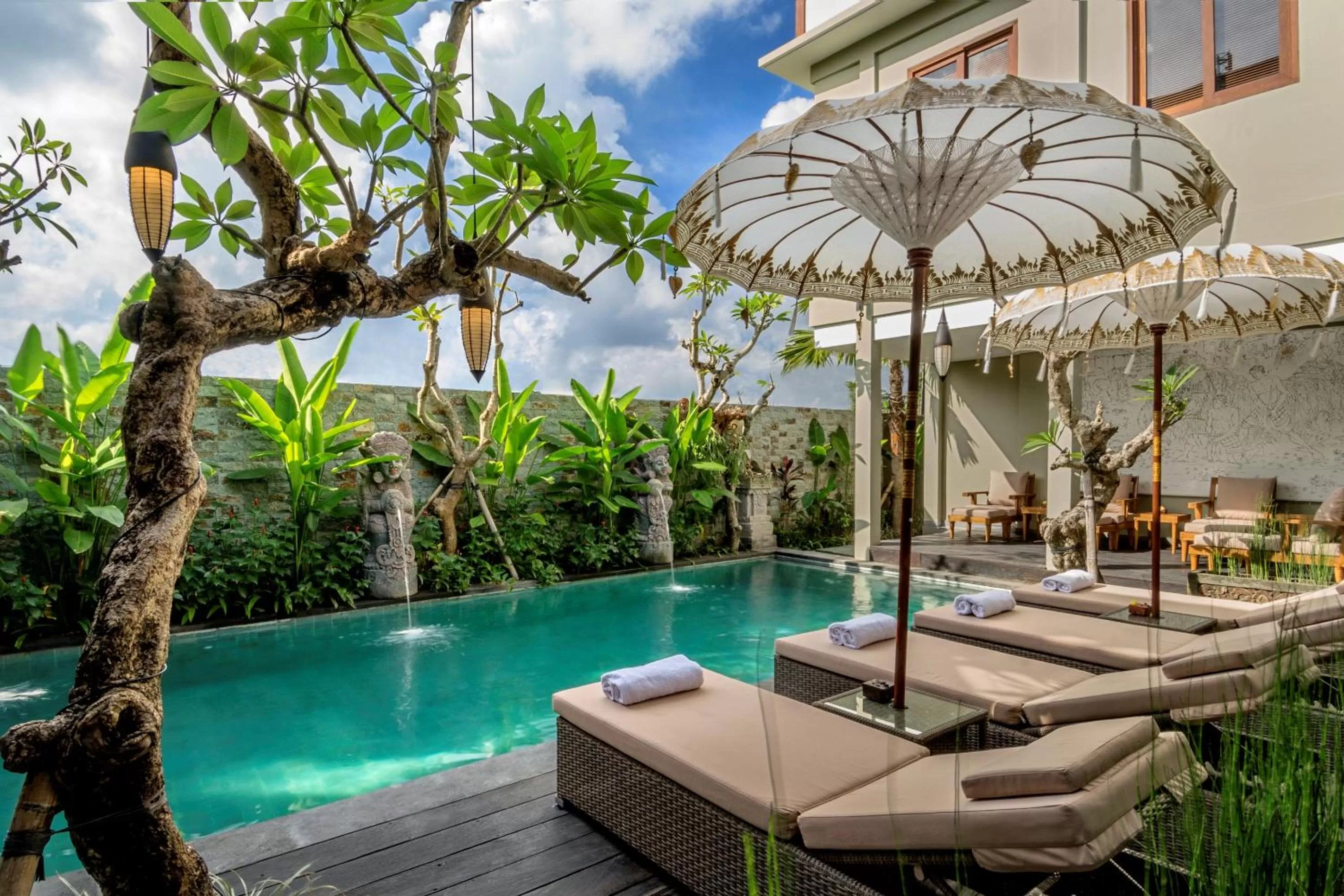 Swimming pool in Bumi Muwa Ubud Katiklantang