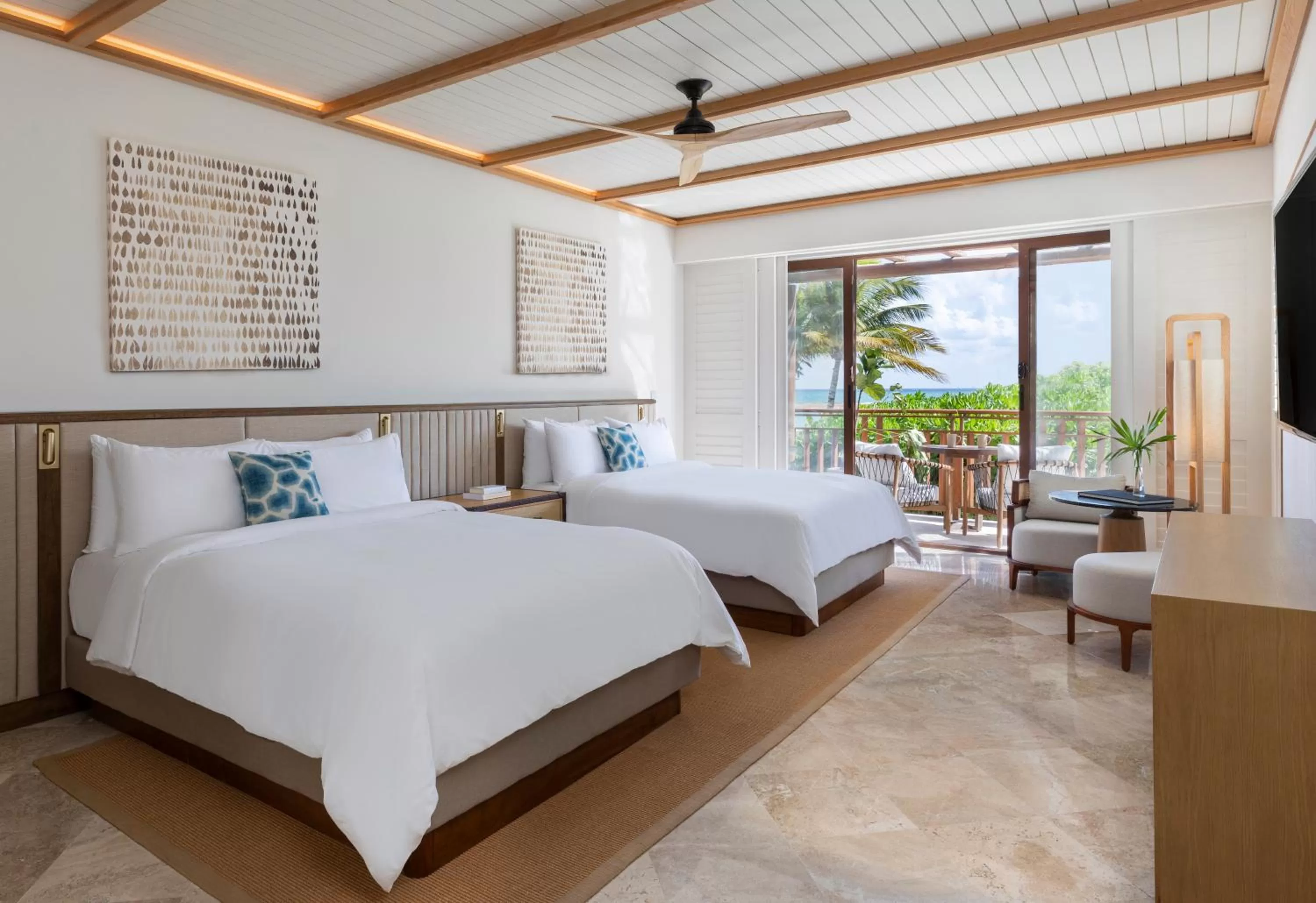 Bedroom, Bed in Fairmont Mayakoba Riviera Maya - All Inclusive