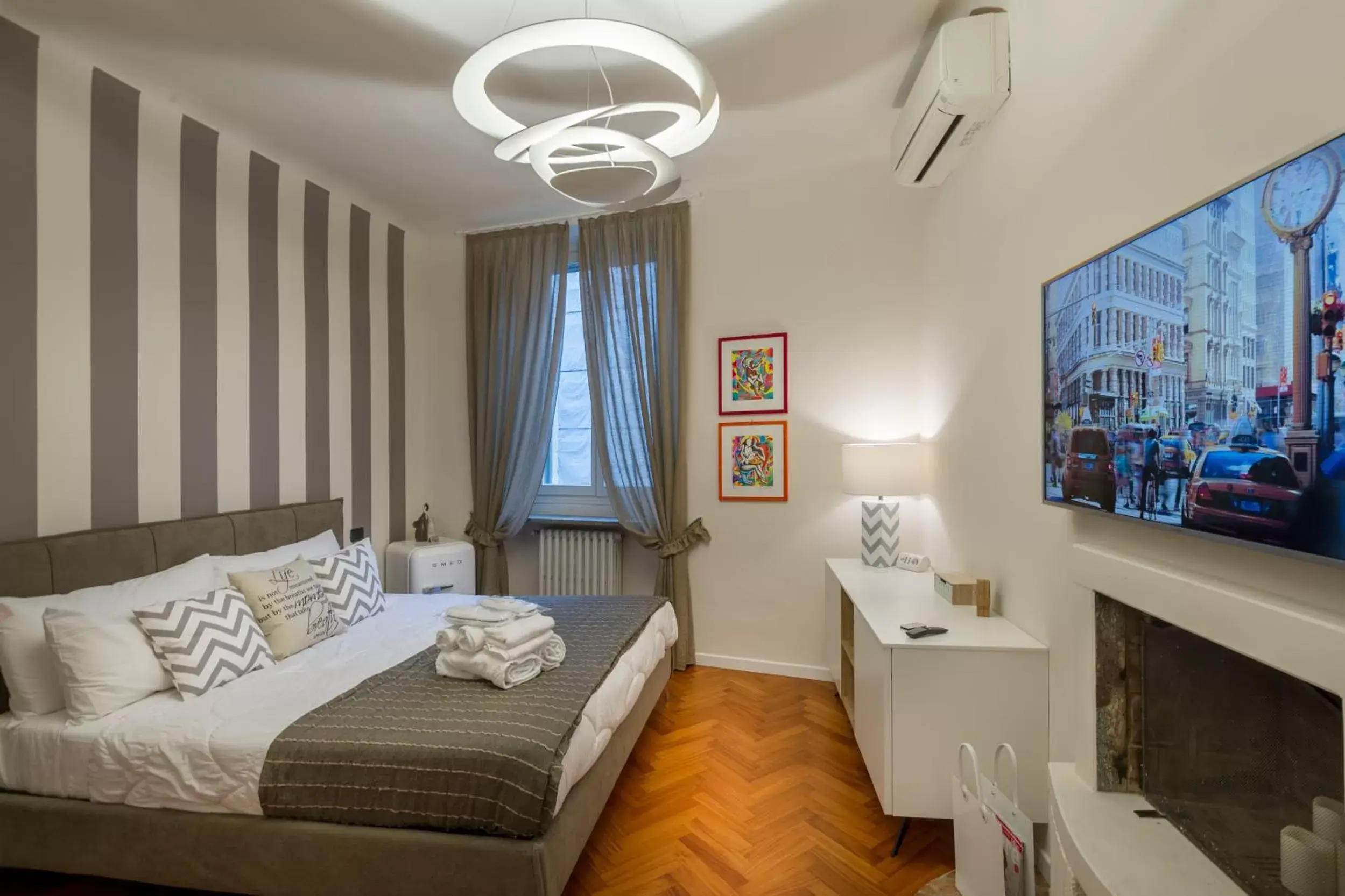 TV and multimedia, Bed in Moscova Luxury B&B