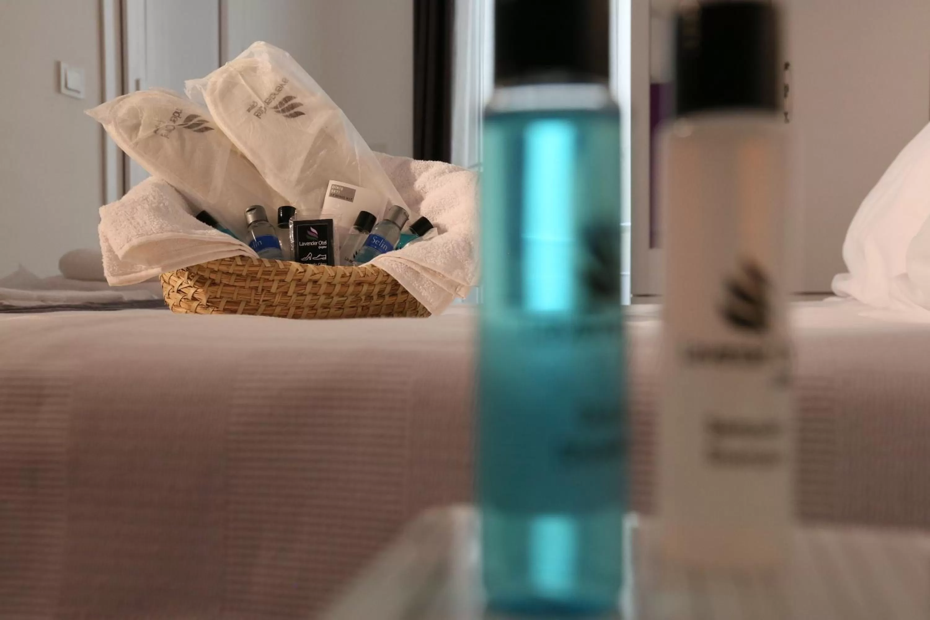 Decorative detail, Bed in Lavender Otel