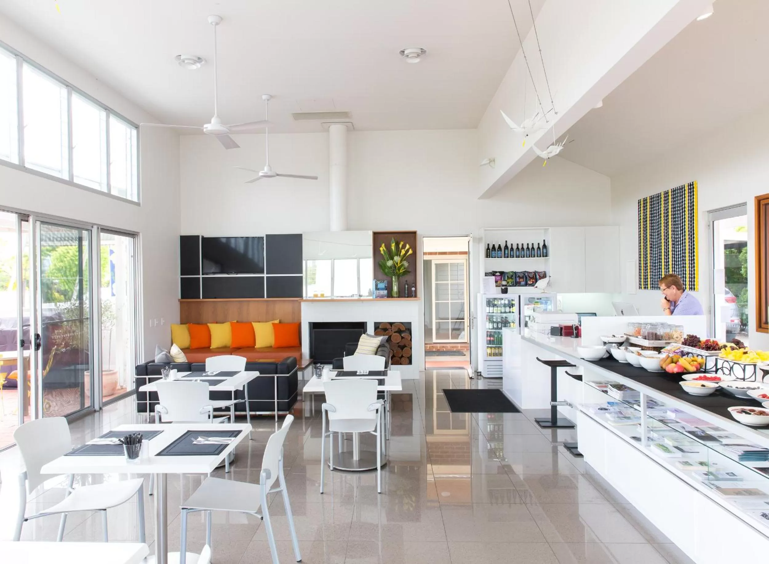 Patio in The Horatio Motel Mudgee