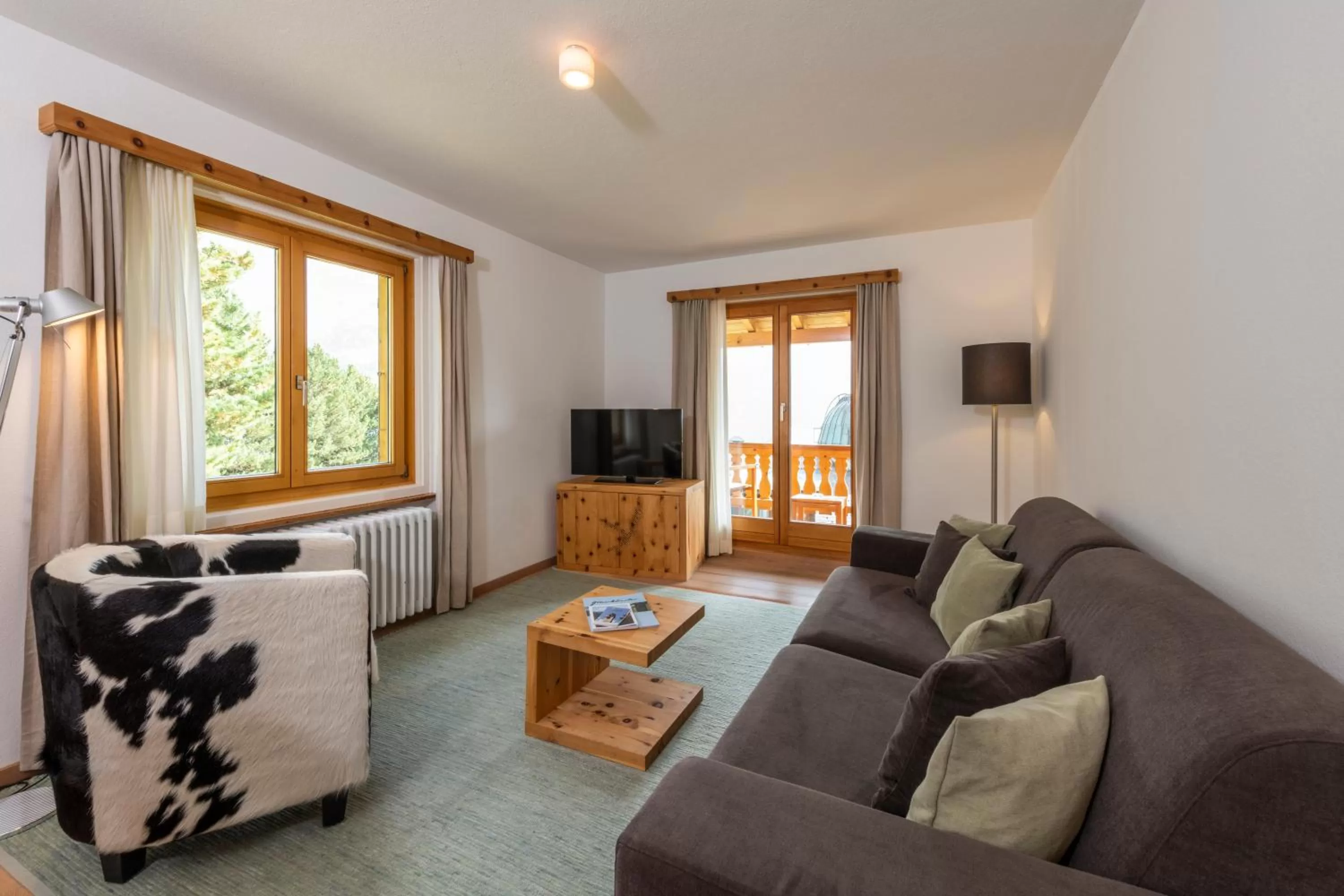 Living room in Berghotel Randolins