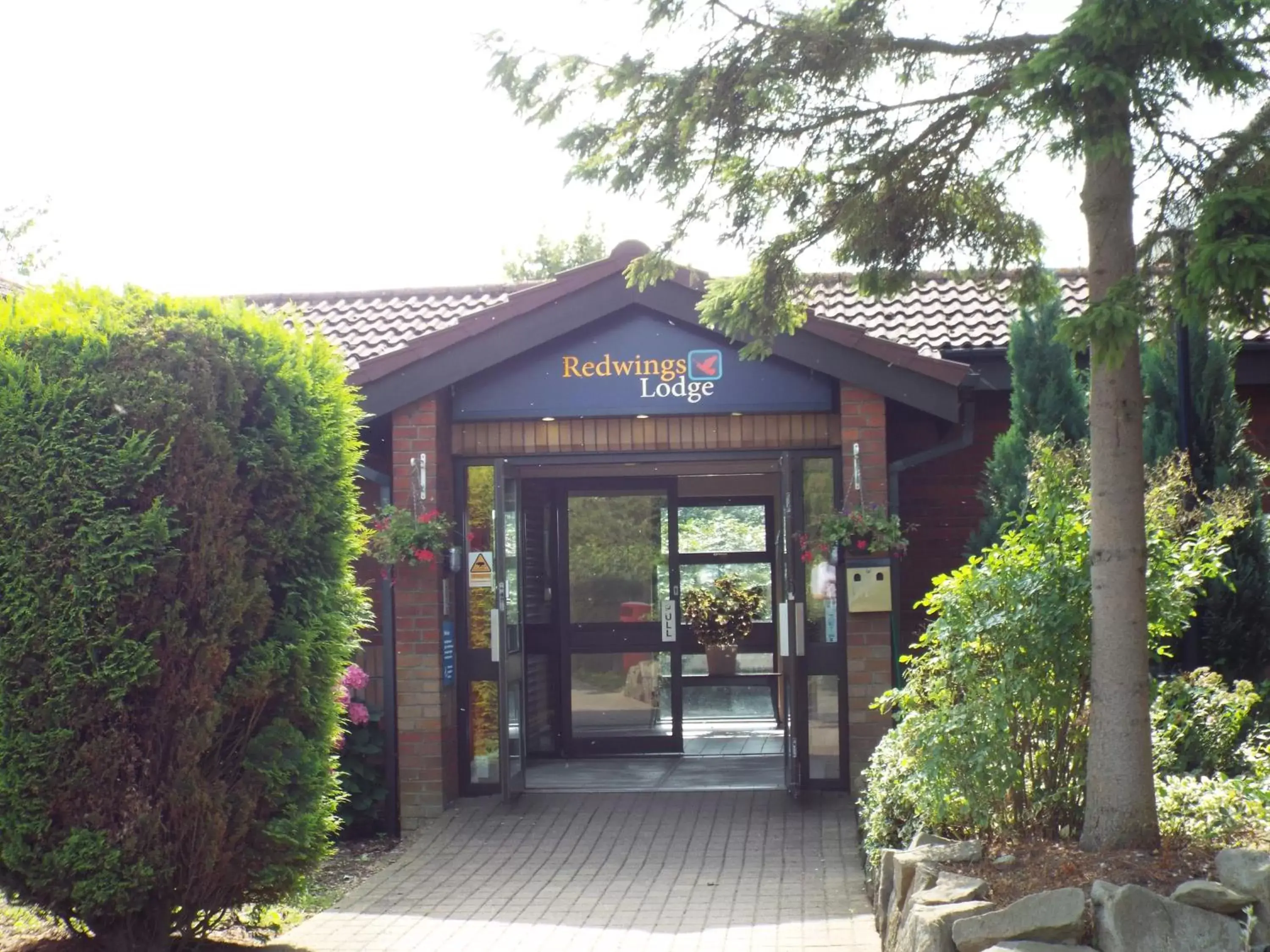 Facade/entrance in Redwings Lodge Dunstable