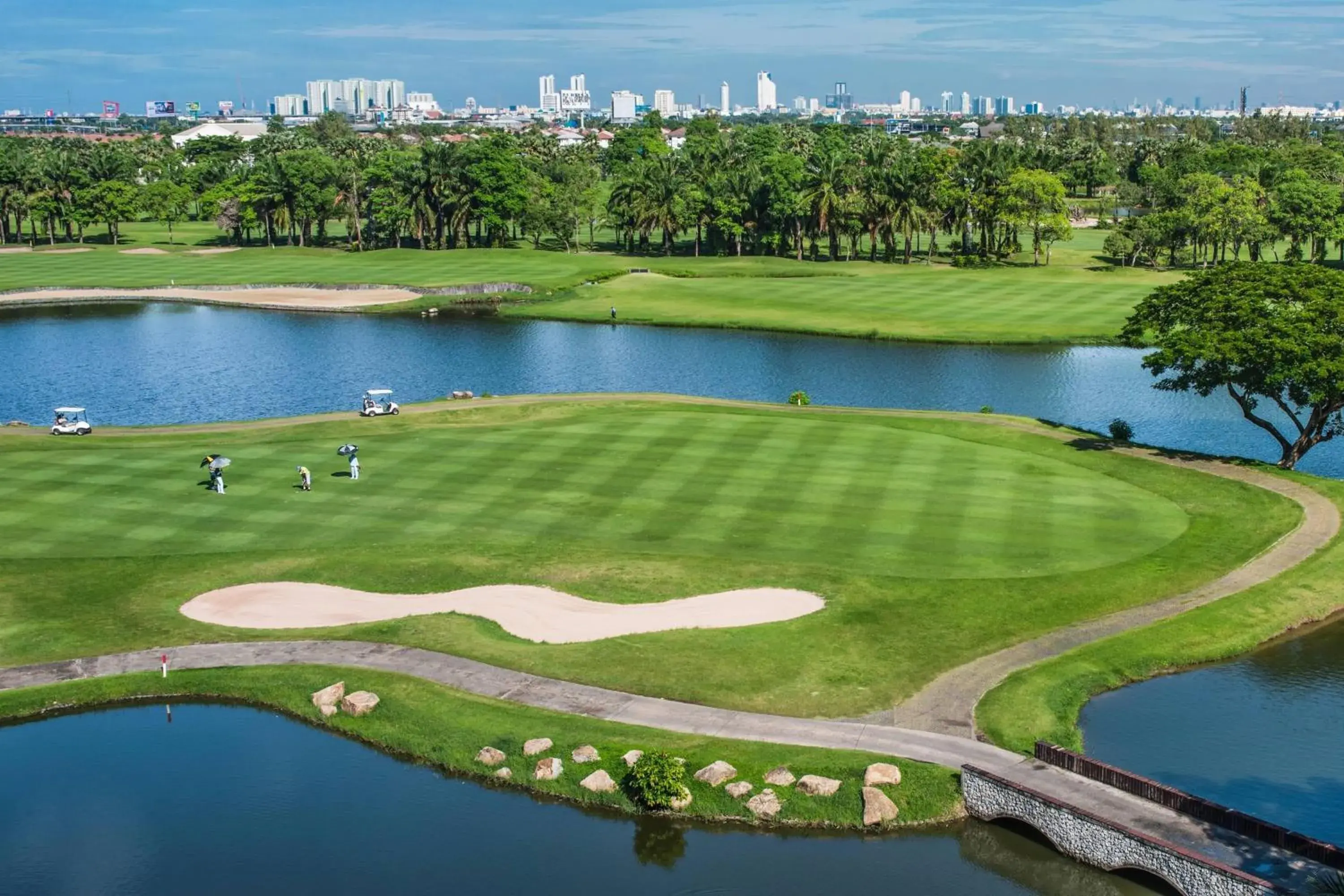 Golfcourse in Le Meridien Suvarnabhumi, Bangkok Golf Resort and Spa