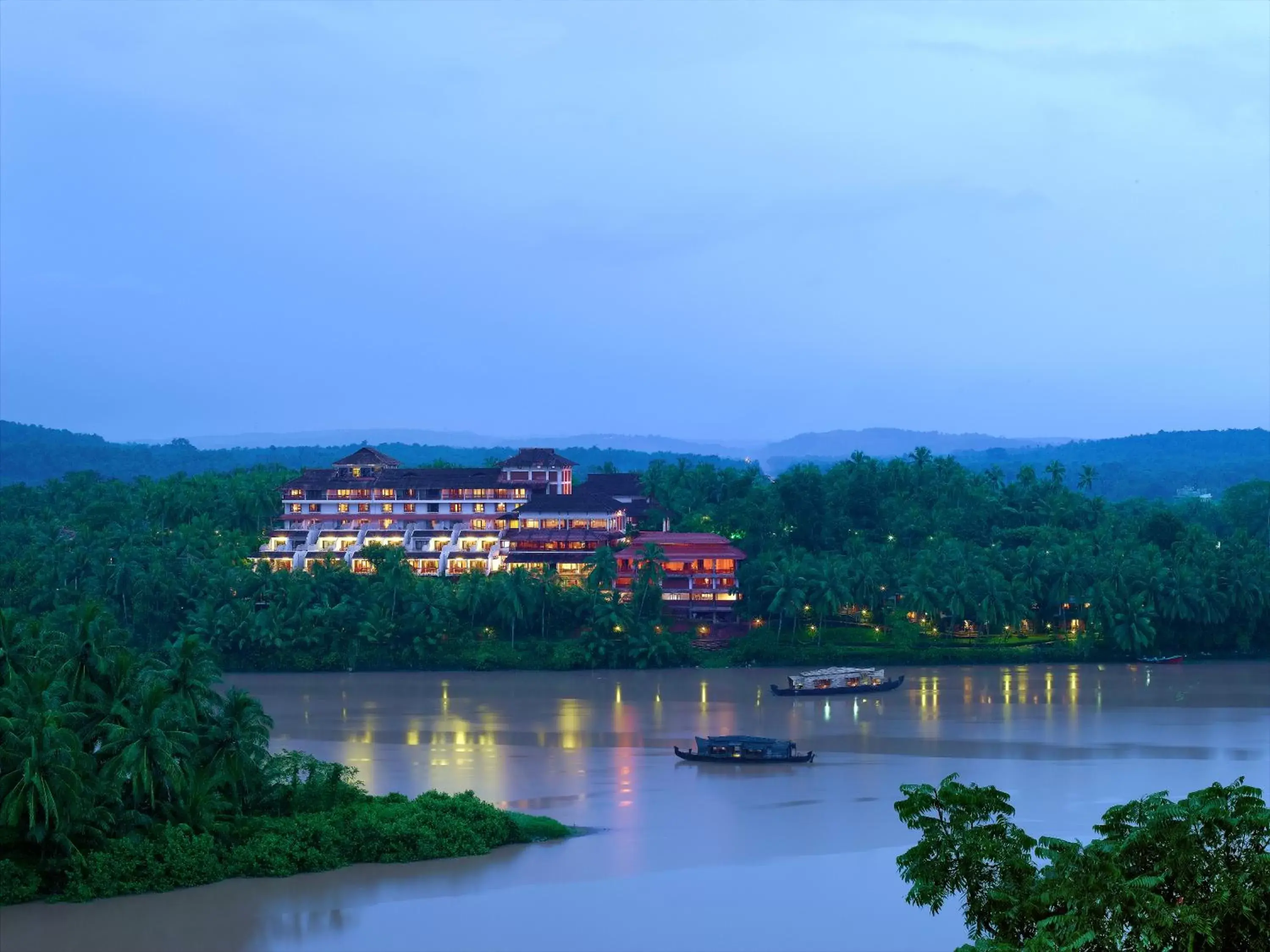 Bird's eye view in The Raviz Kadavu, Kozhikode