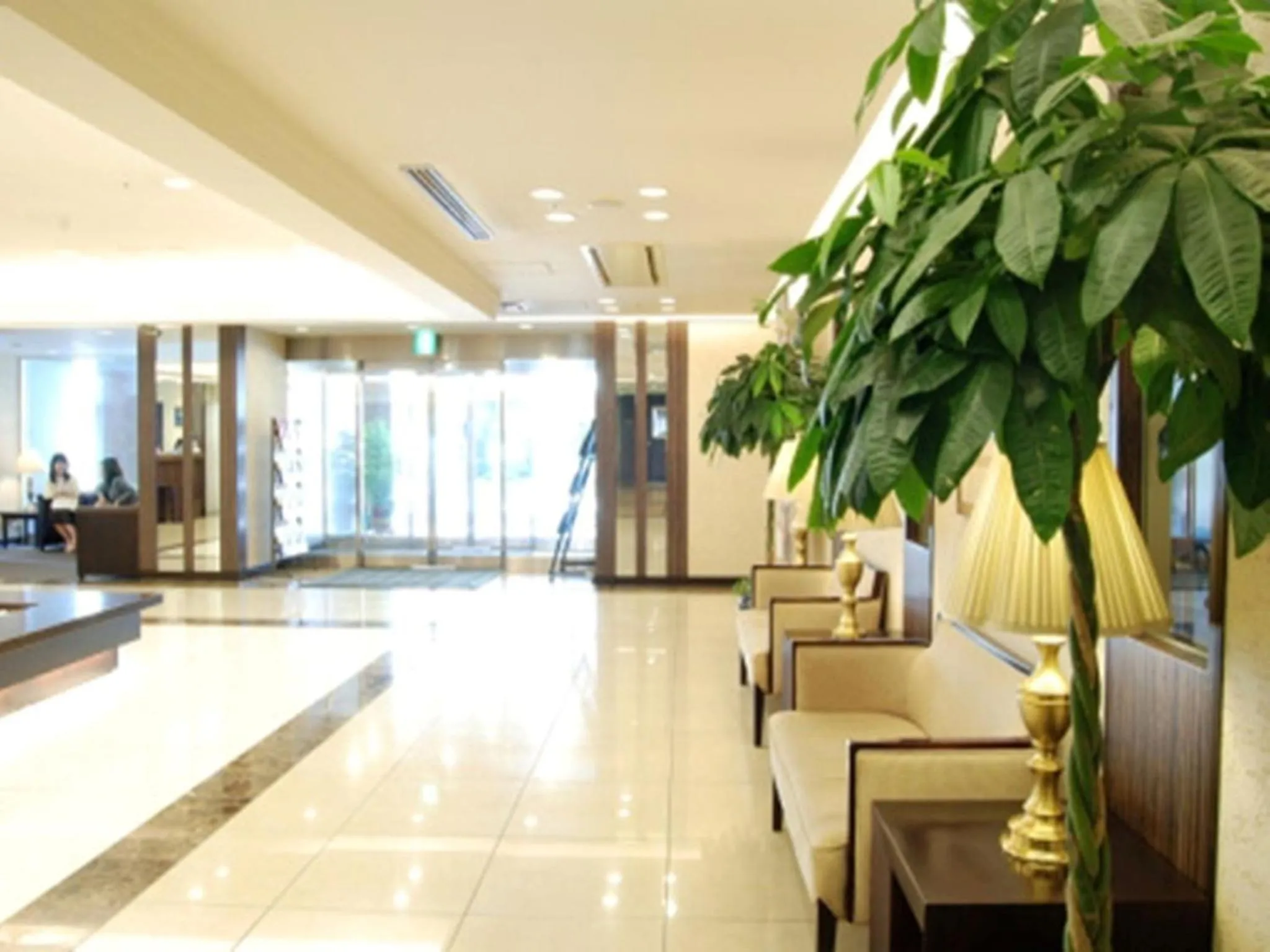 Lobby or reception in Hotel Hokke Club Hiroshima