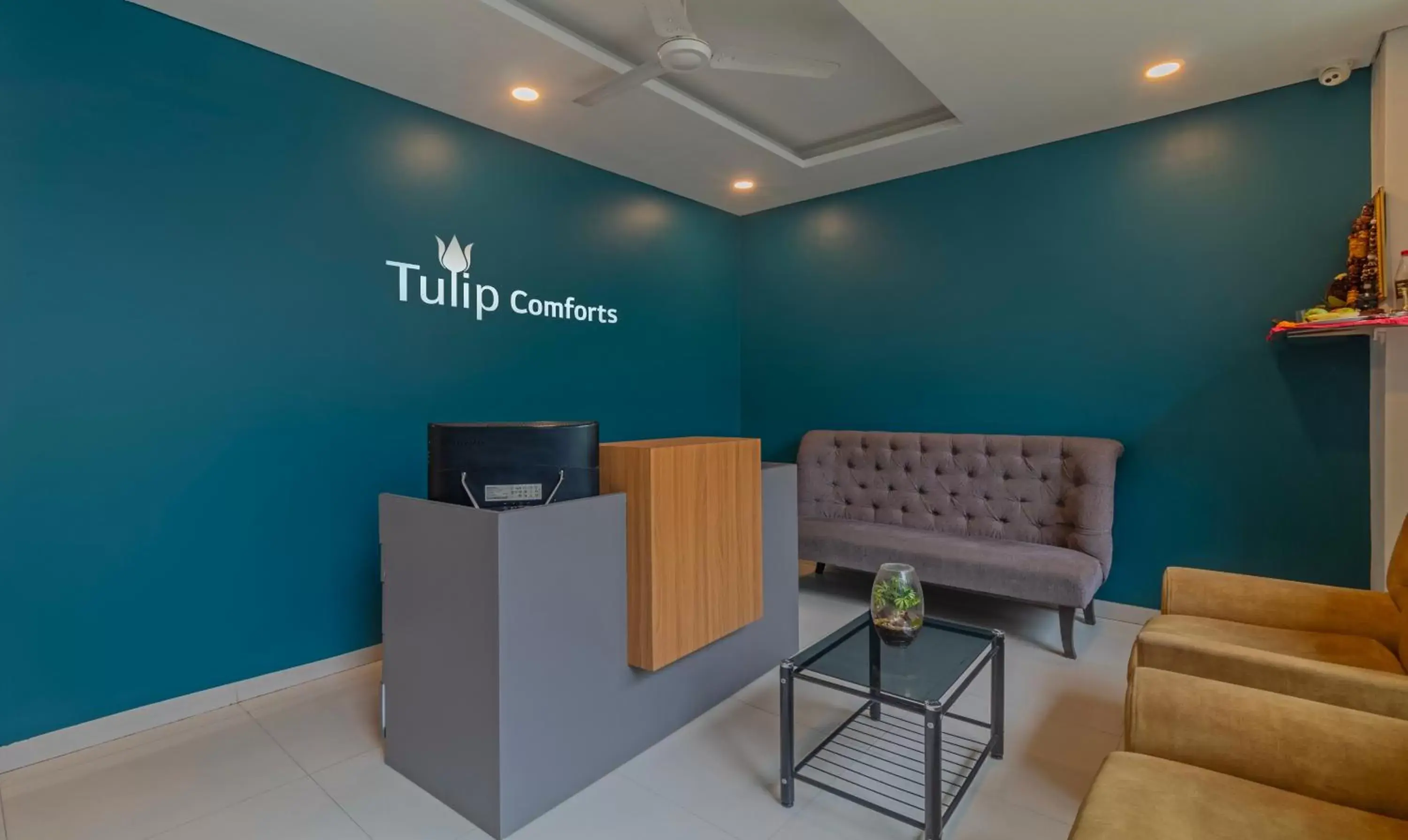 Lobby or reception in Treebo Tulip Comfort Lobby or reception in Treebo Tulip Comfort