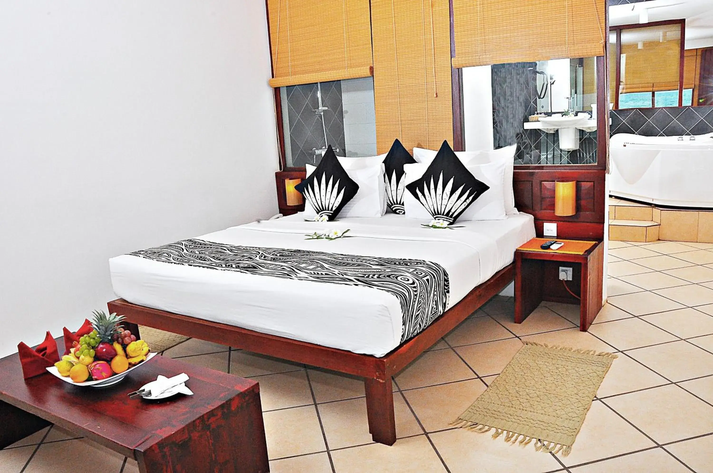 Bed in The Long Beach Resort & Spa Bed in The Long Beach Resort & Spa